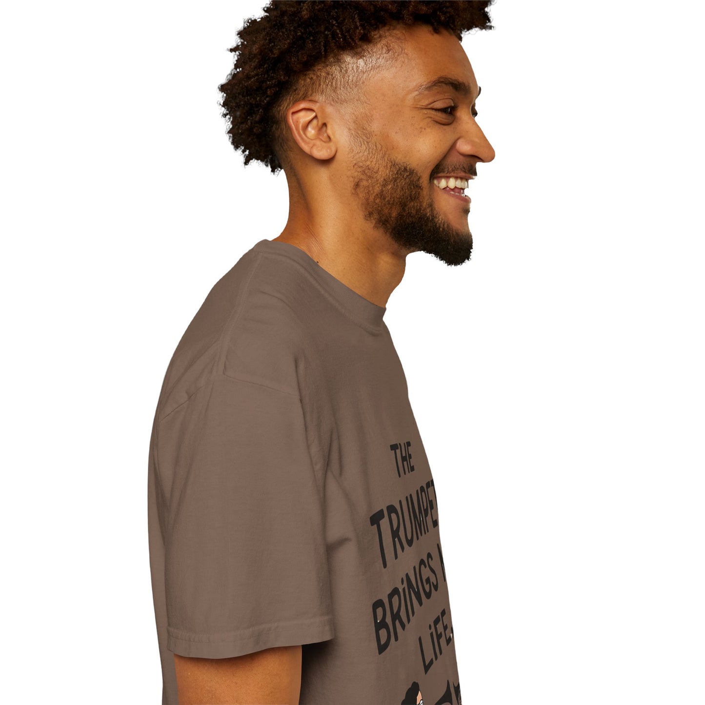 "The Trumpet Brings Me Life" Unisex Garment-Dyed T-Shirt