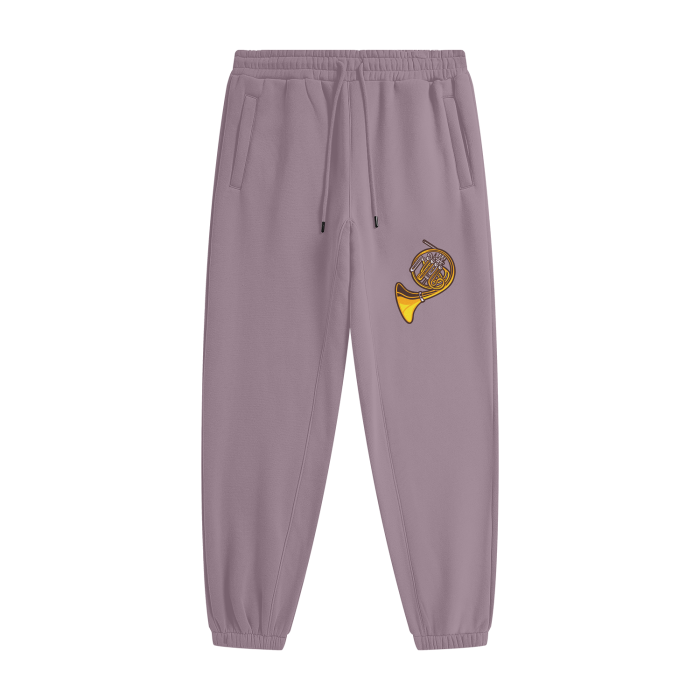 "French Horn" Street-wear Unisex Fleece Joggers