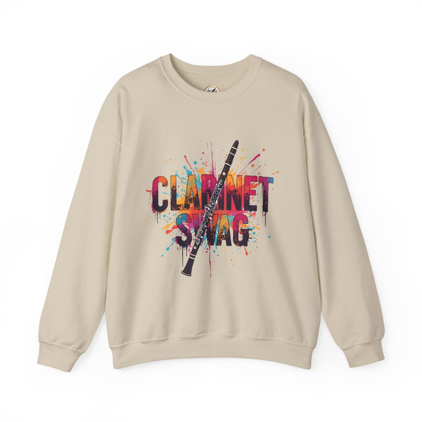 "Clarinet Swag" Colorful Unisex Crewneck Sweatshirt