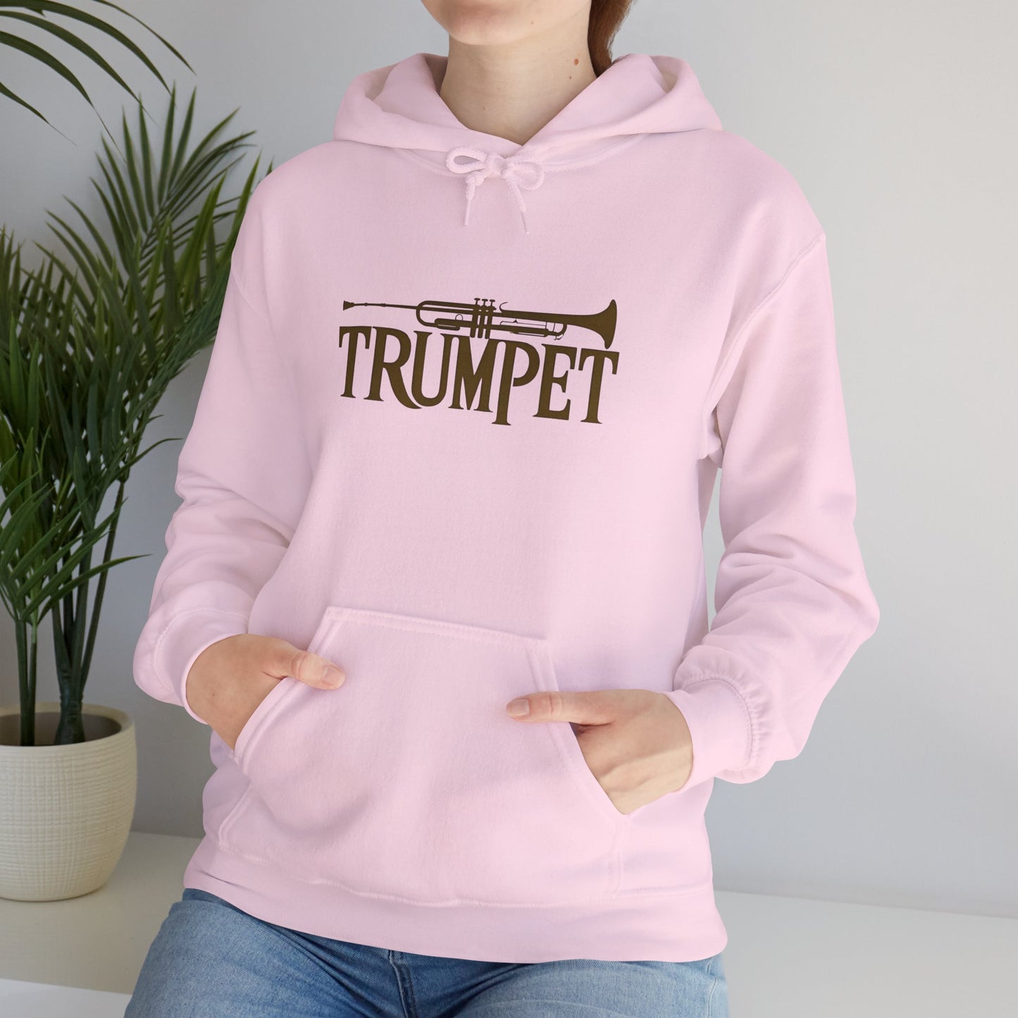 Vintage Design "Trumpet" Unisex Heavy Blend™ Hooded Sweatshirt