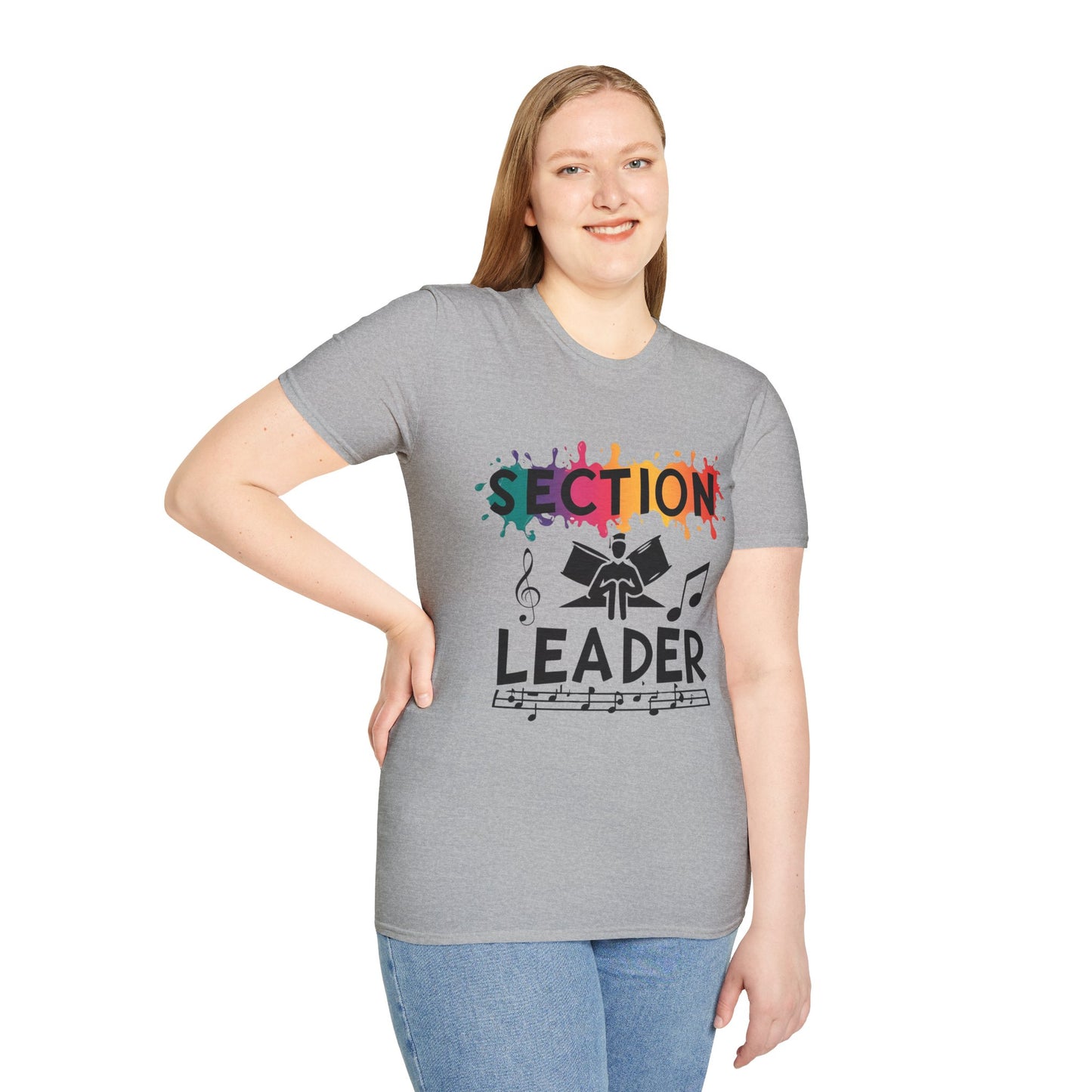 Splash Paint "Section Leader" Unisex Soft-style T-Shirt