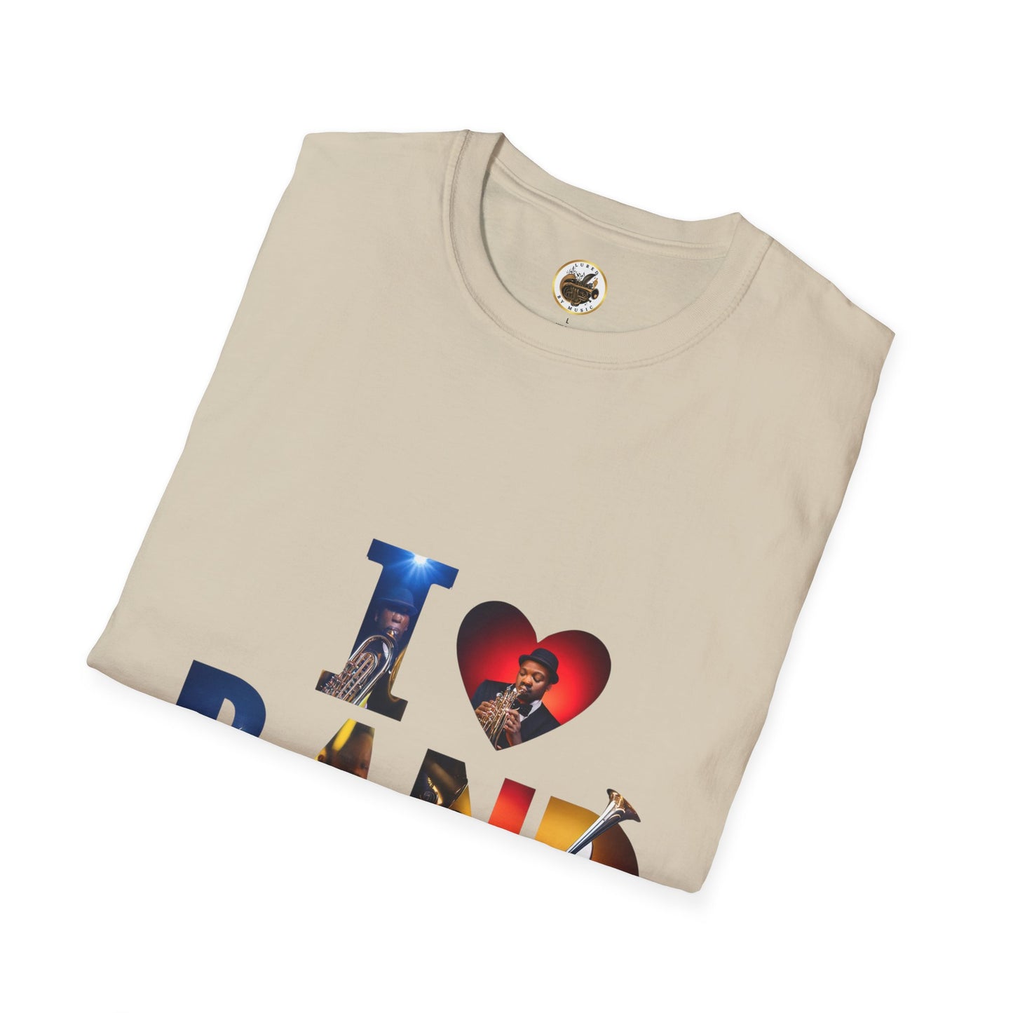 I Love Band Unisex Softstyle T-Shirt