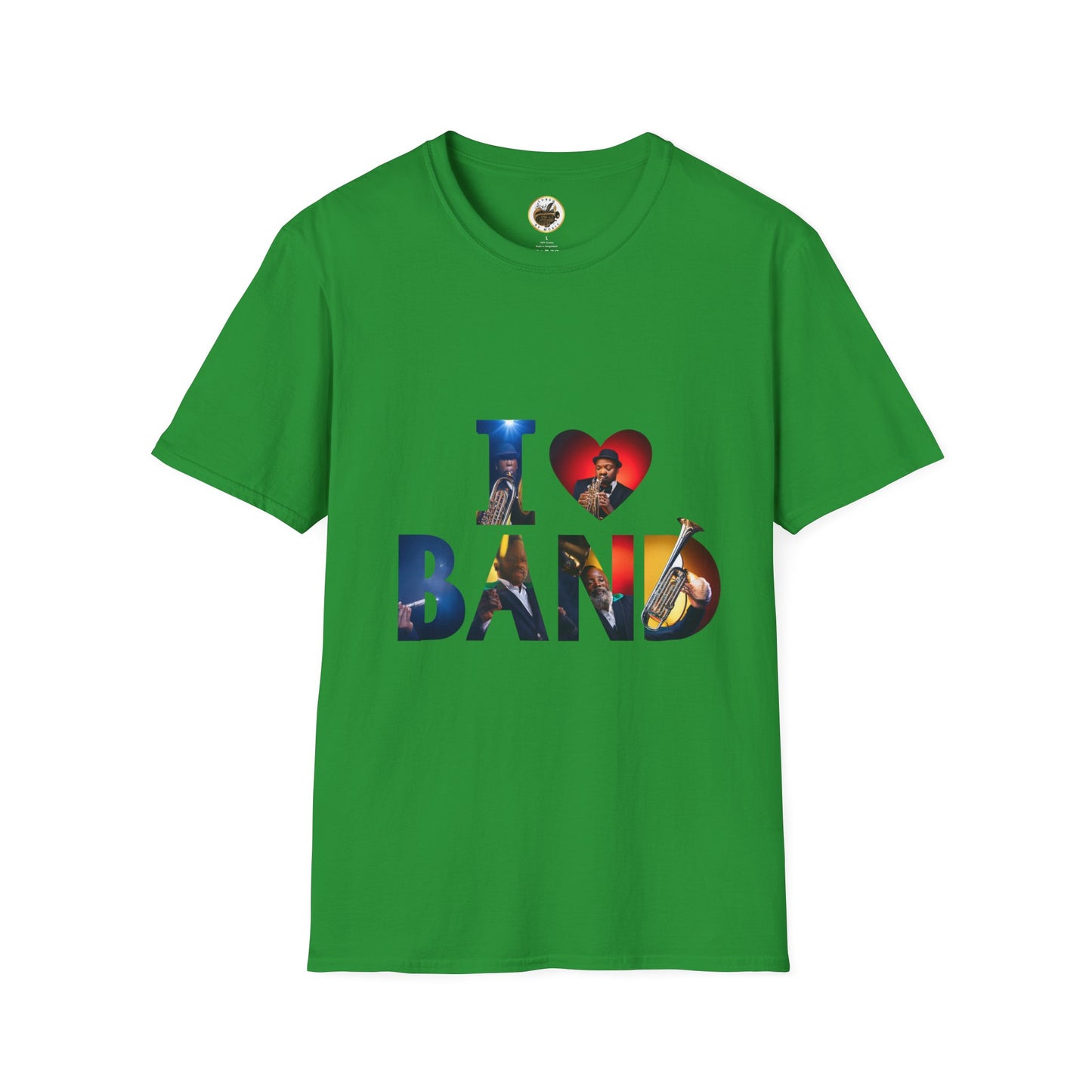 I Love Band Unisex Softstyle T-Shirt