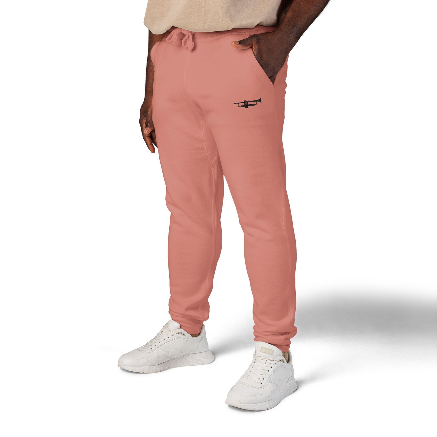 "Trumpet" Cozy Embroidered Unisex Fleece Sweatpants