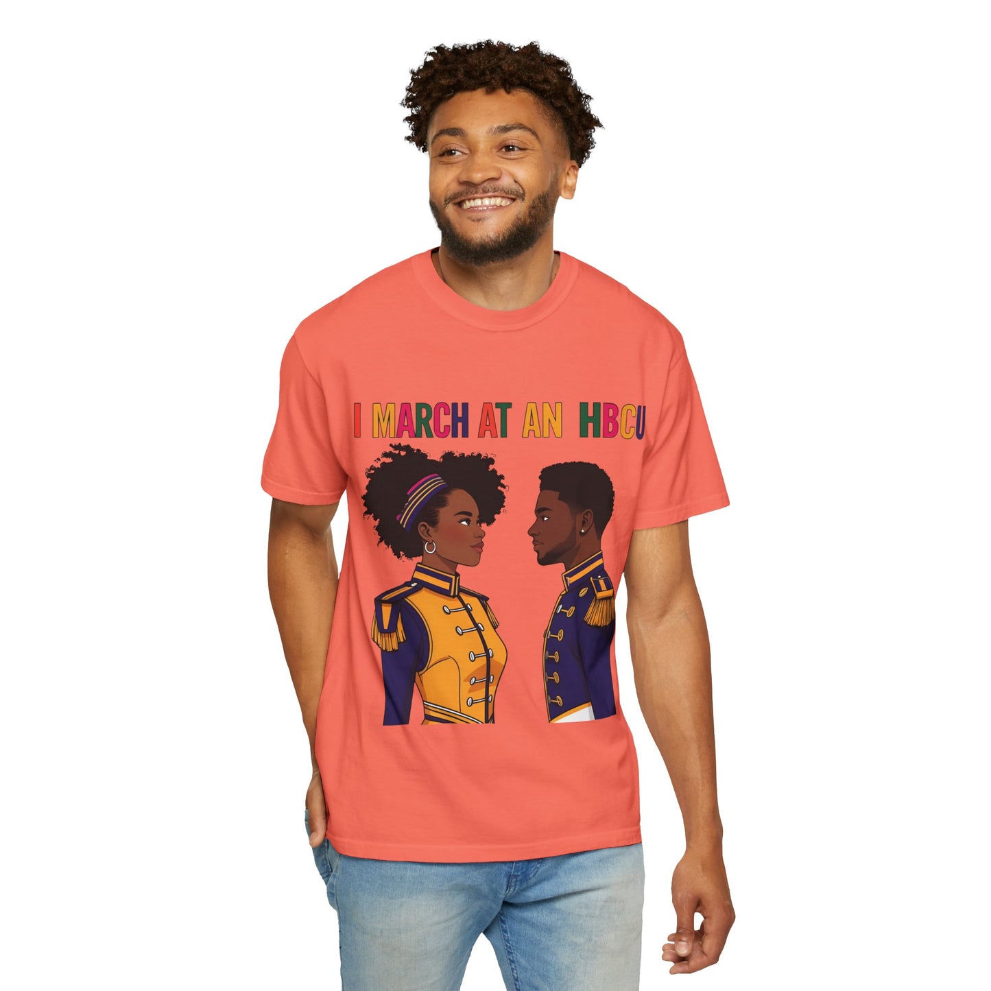 "HBCU Pride" Unisex Garment-Dyed T-shirt with