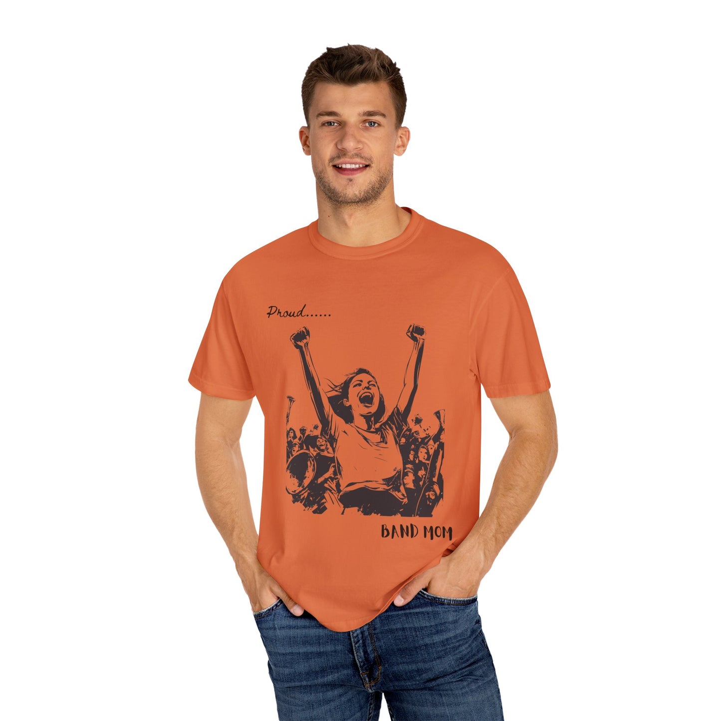 " Band Parent" Unisex Garment-Dyed T-shirt