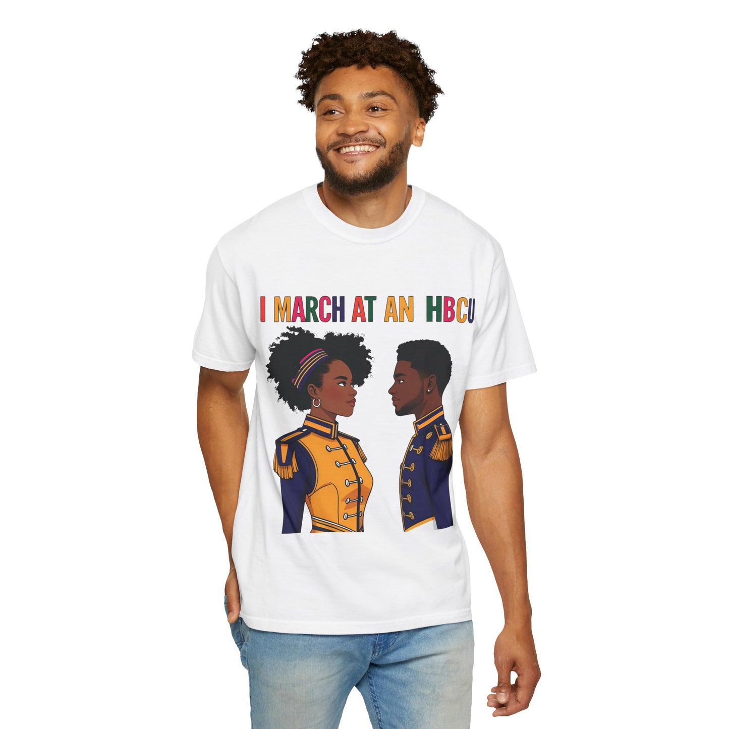 "HBCU Pride" Unisex Garment-Dyed T-shirt with