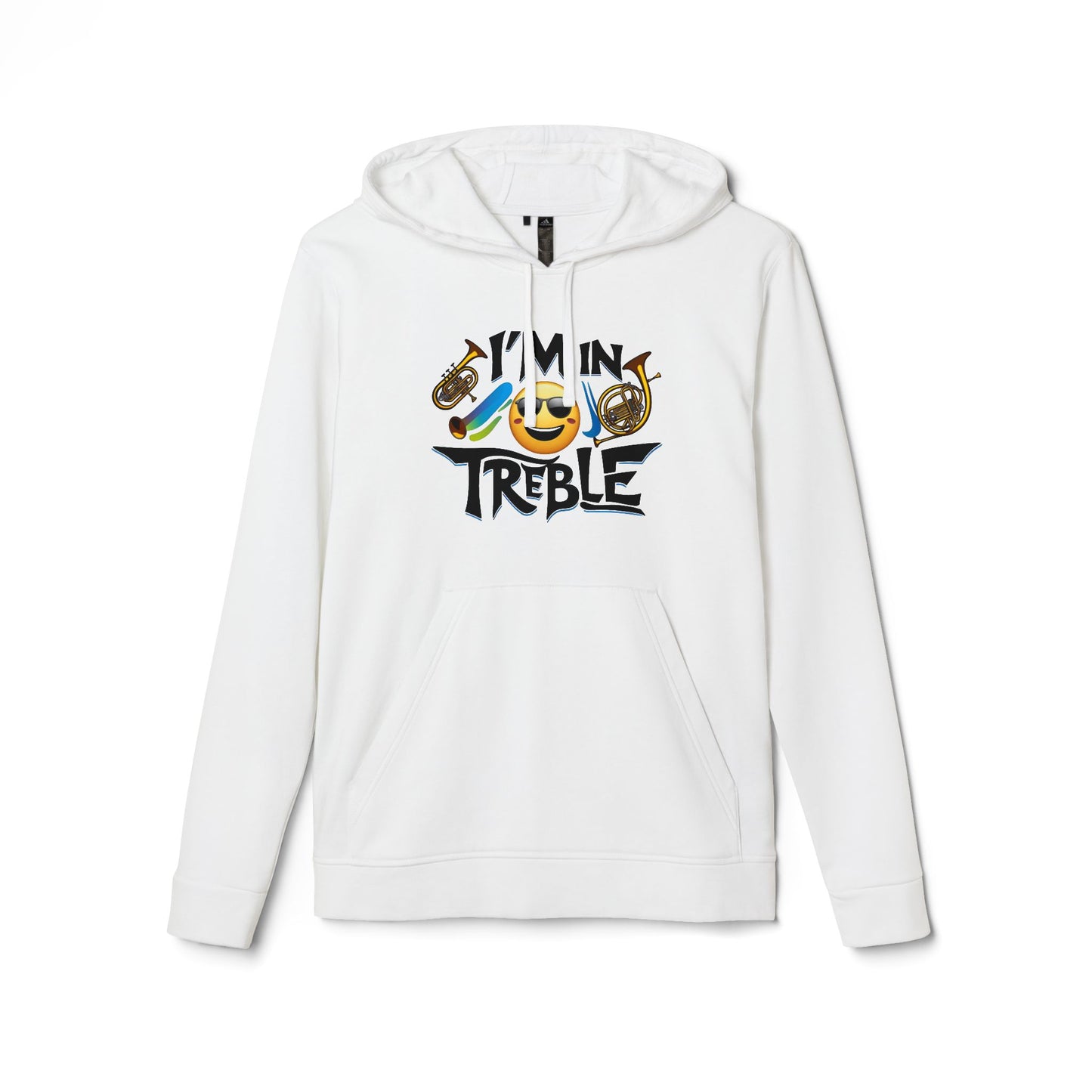 "I'm in Treble" Unisex Cozy Fleece Adidas Hoodie