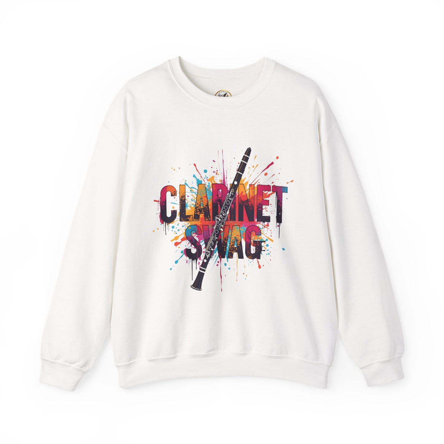 "Clarinet Swag" Colorful Unisex Crewneck Sweatshirt