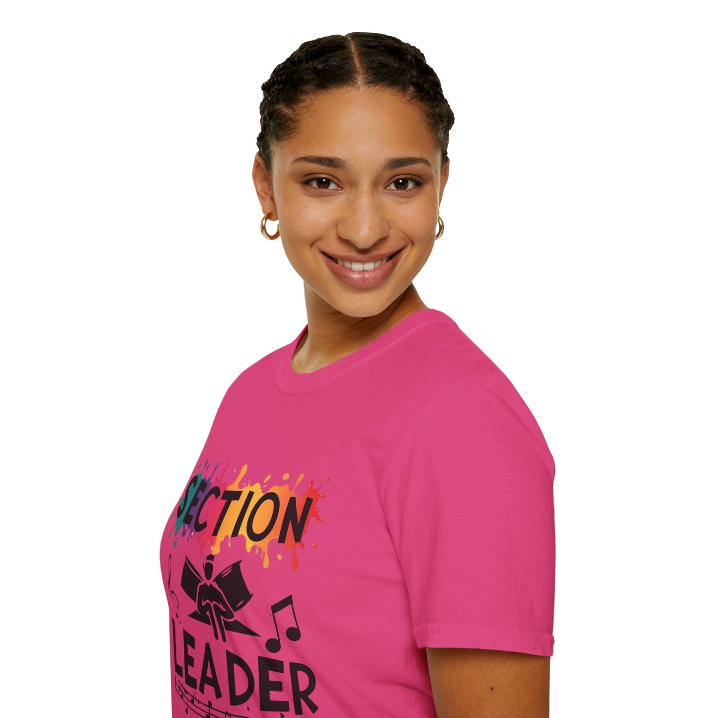 Splash Paint "Section Leader" Unisex Soft-style T-Shirt