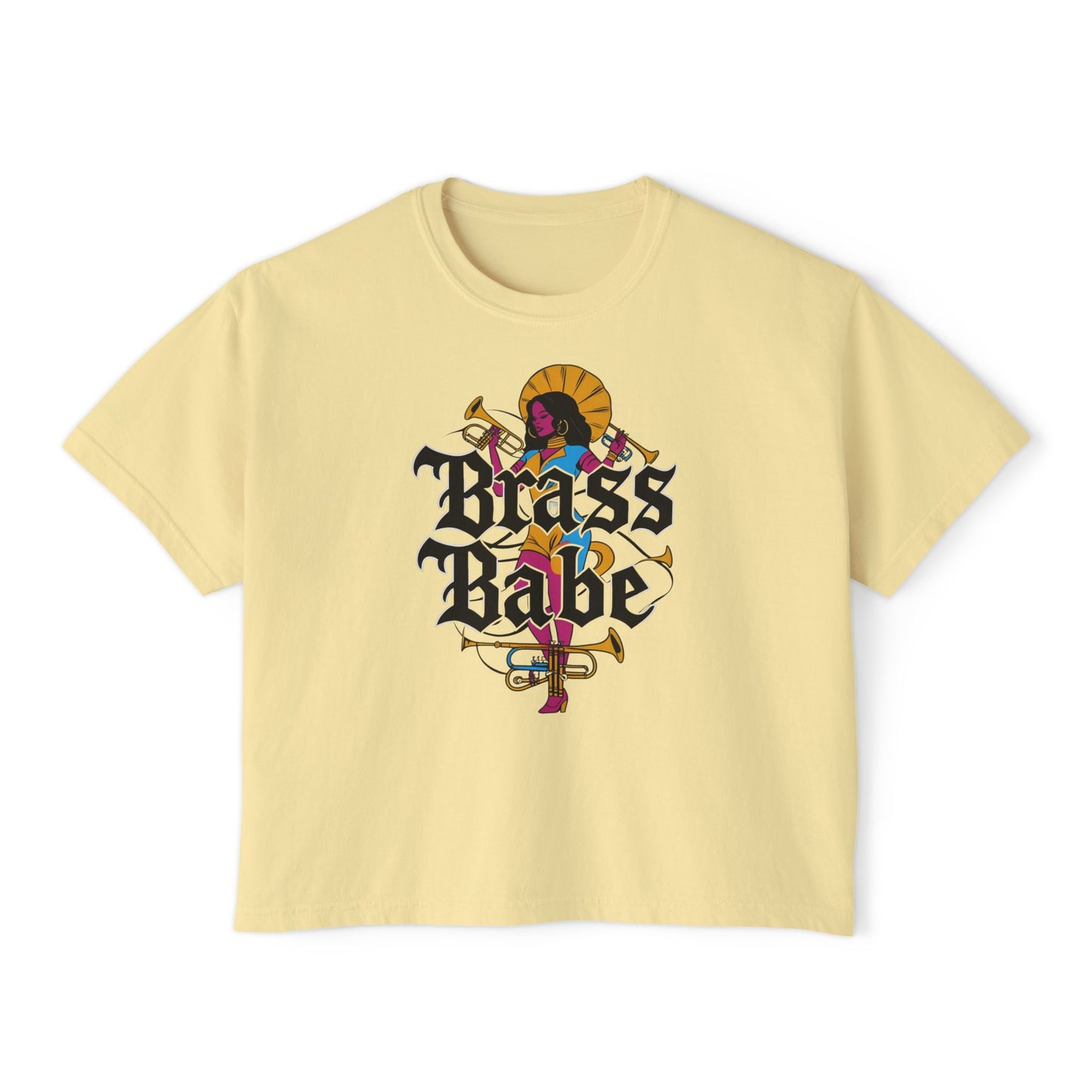 "Brass Babe" Women's Boxy Tee