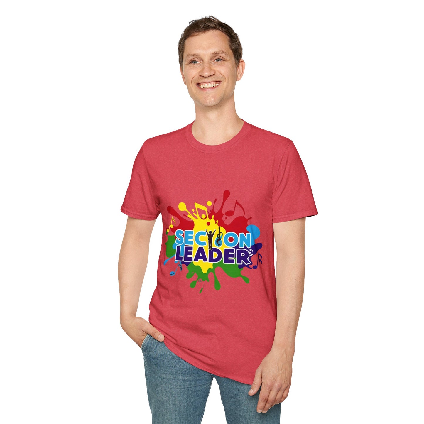 Splash Paint "Section Leader" Unisex Soft-style T-Shirt
