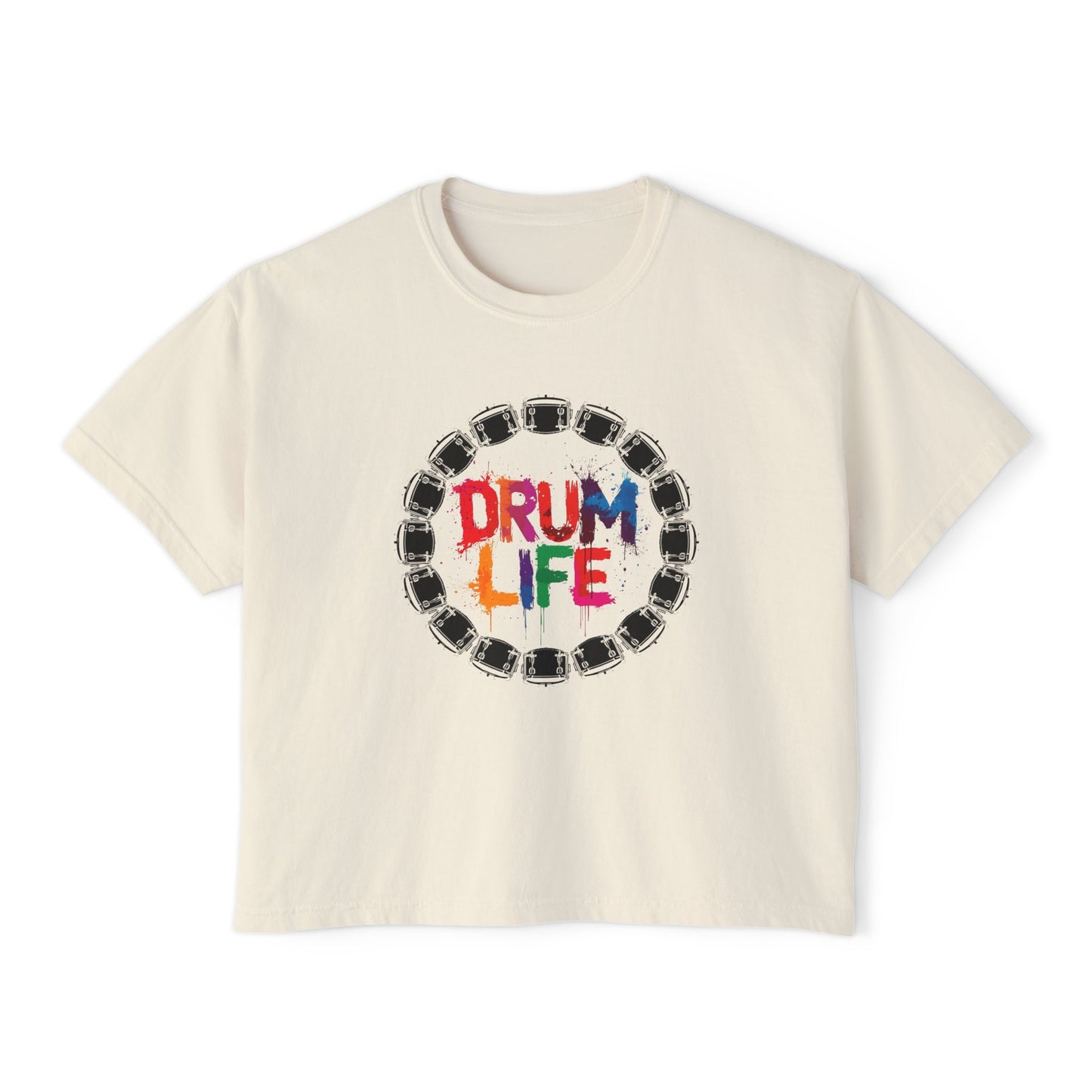 "Drum Life" Women's Boxy Tee