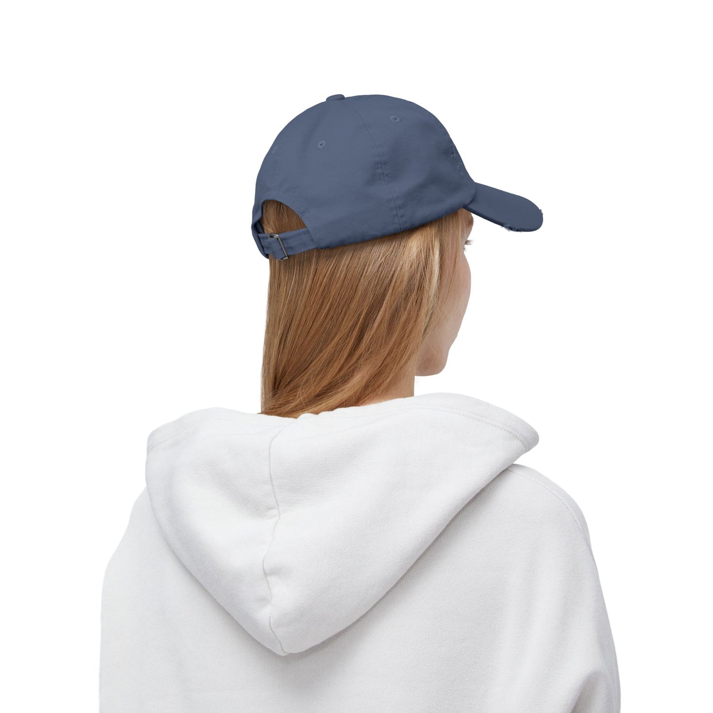 Unisex Distressed Trumpet Cap