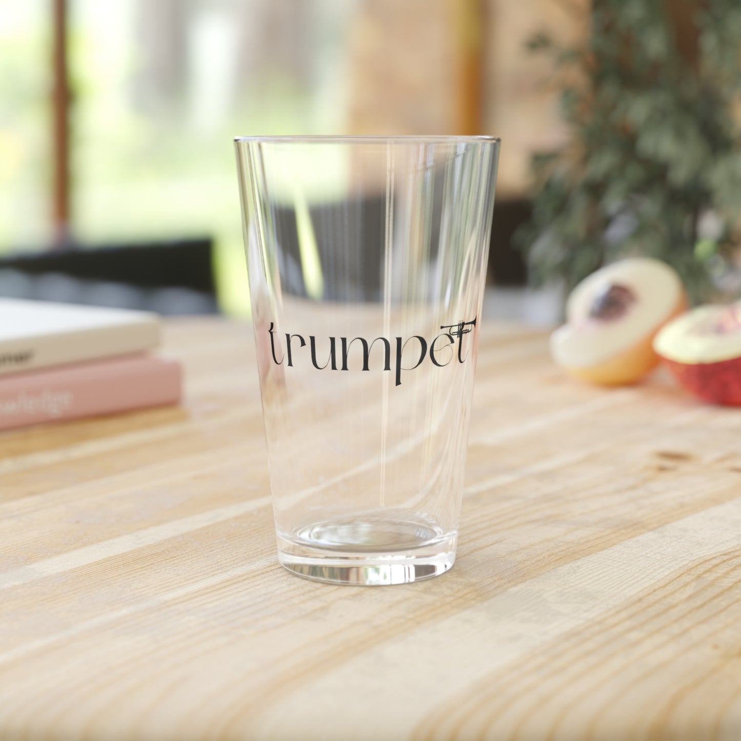 "Trumpet" Pint Glass, 16oz