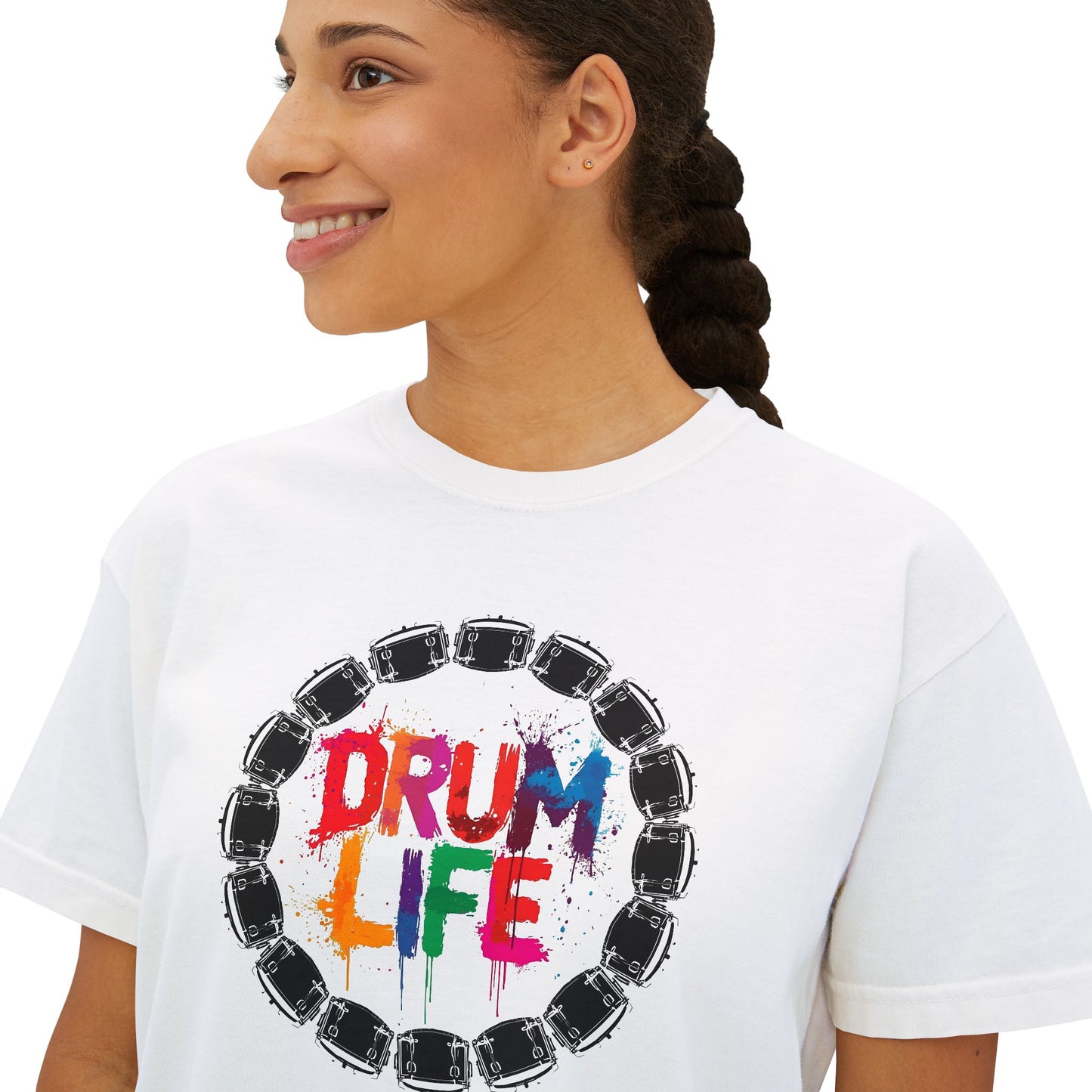 "Drum Life" Women's Boxy Tee
