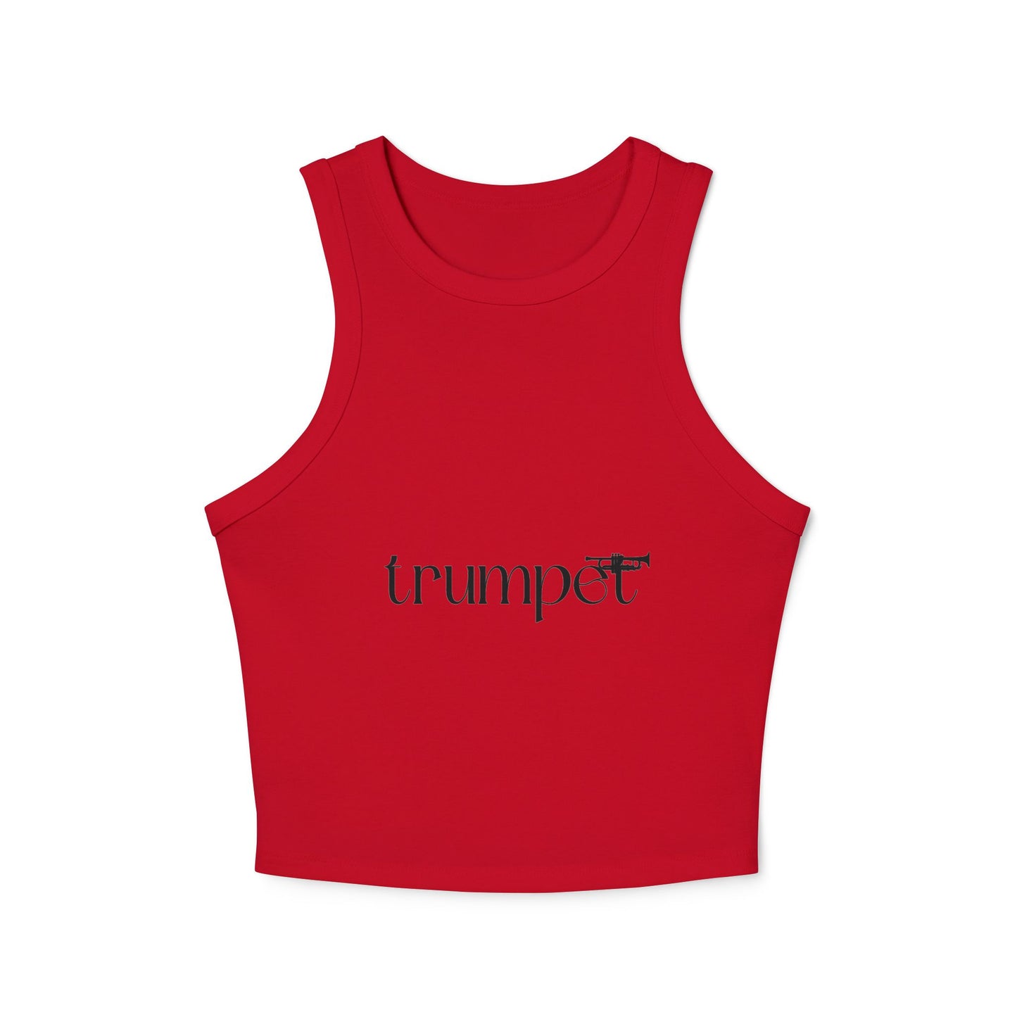 "Trumpet" Women's Micro Rib Racer Tank Top