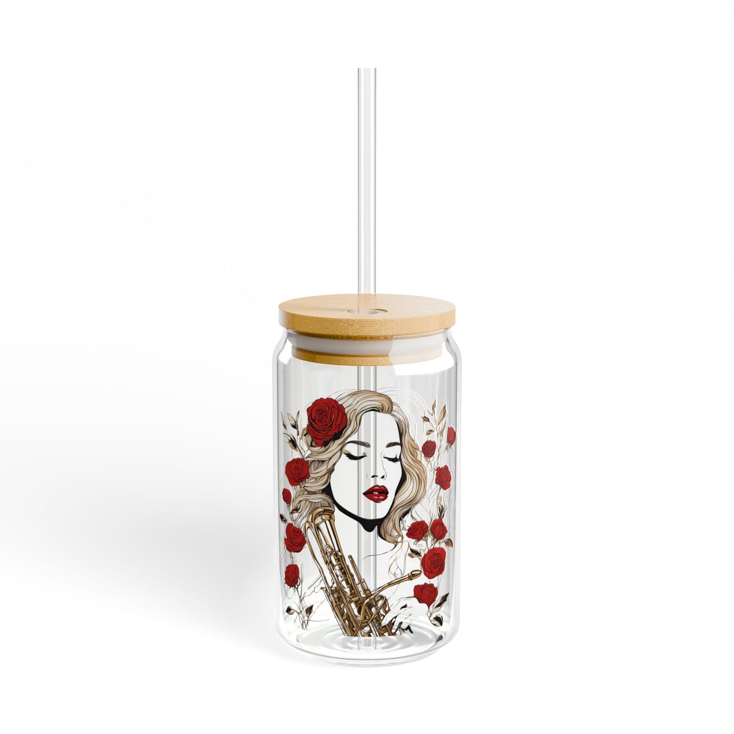 "Ladies Of Brass" Sipper Glass, 16 oz.