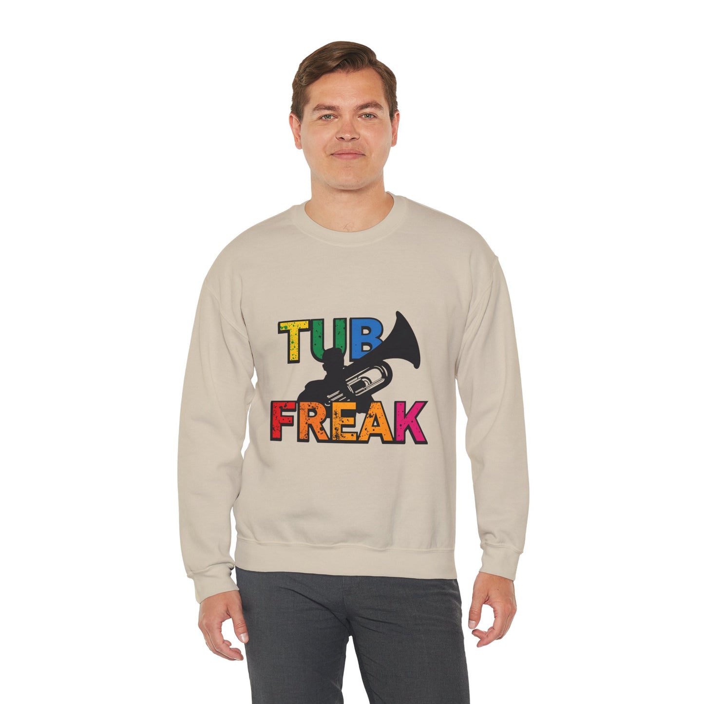 "Tuba Freak" Colorful Crew neck Sweatshirt