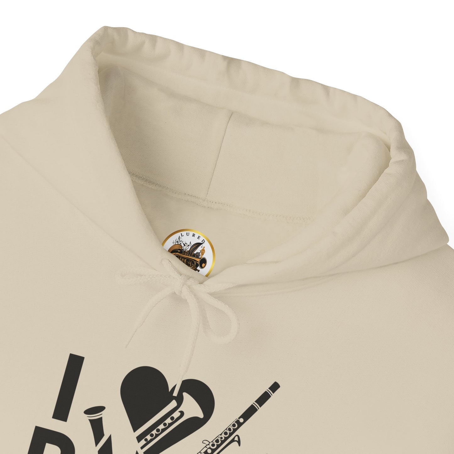 "I Love Band" Unisex Heavy-Blend Hoodie