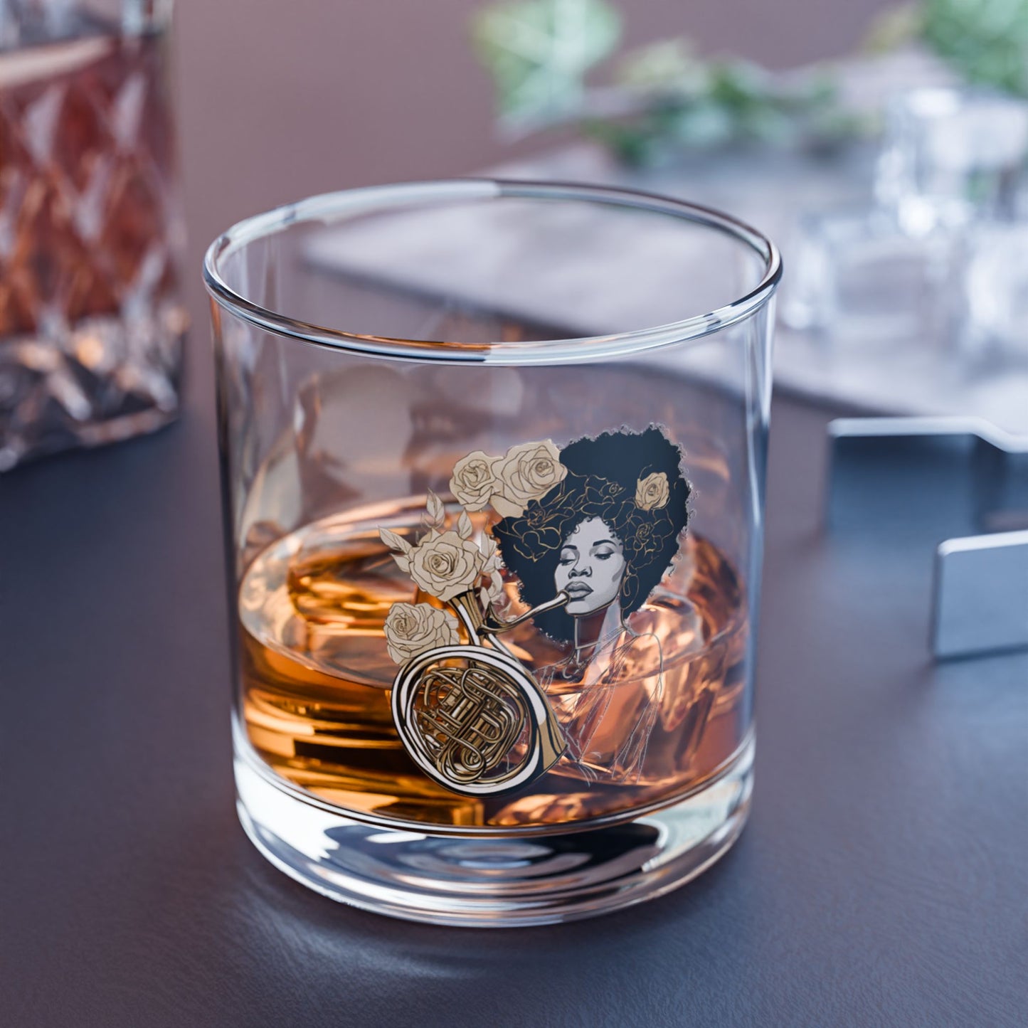 "Ladies Of Brass" Rocks Glass, 10 oz.
