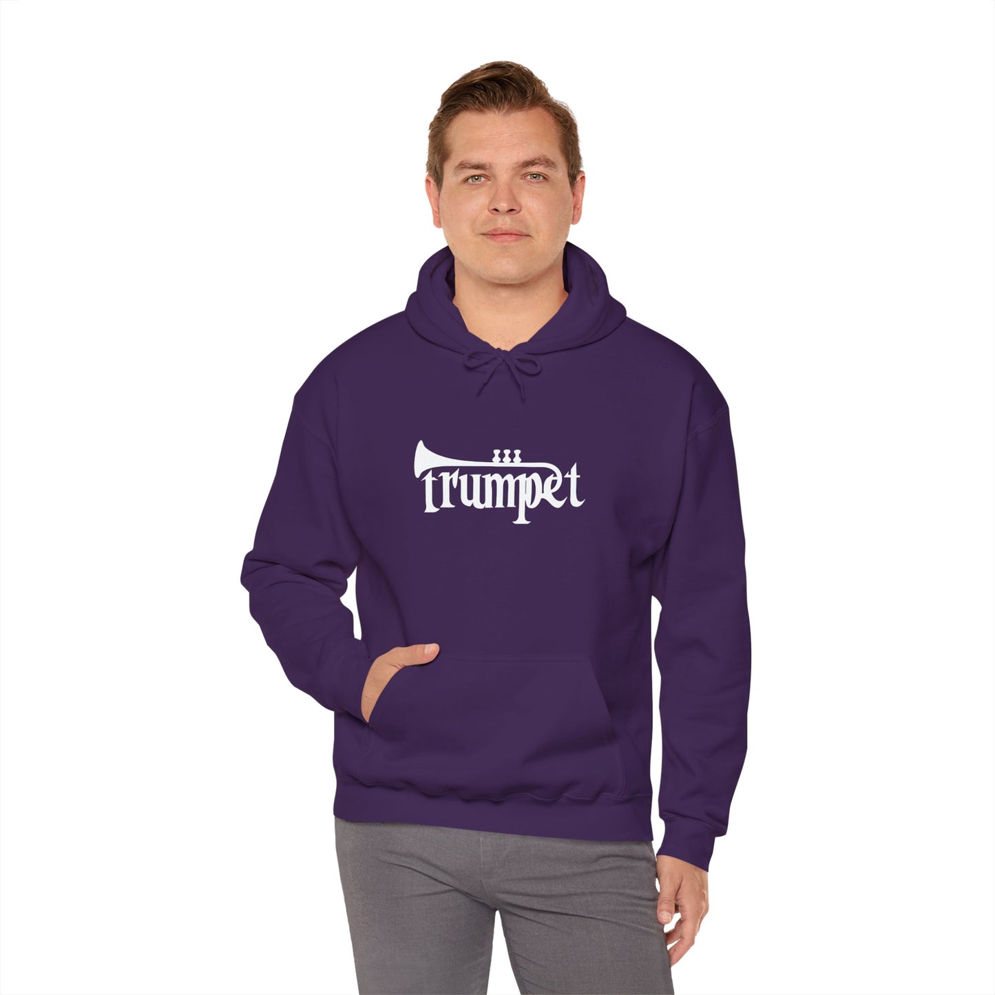 Musical Trumpet Hoodie - Unisex Heavy Blend Sweatshirt