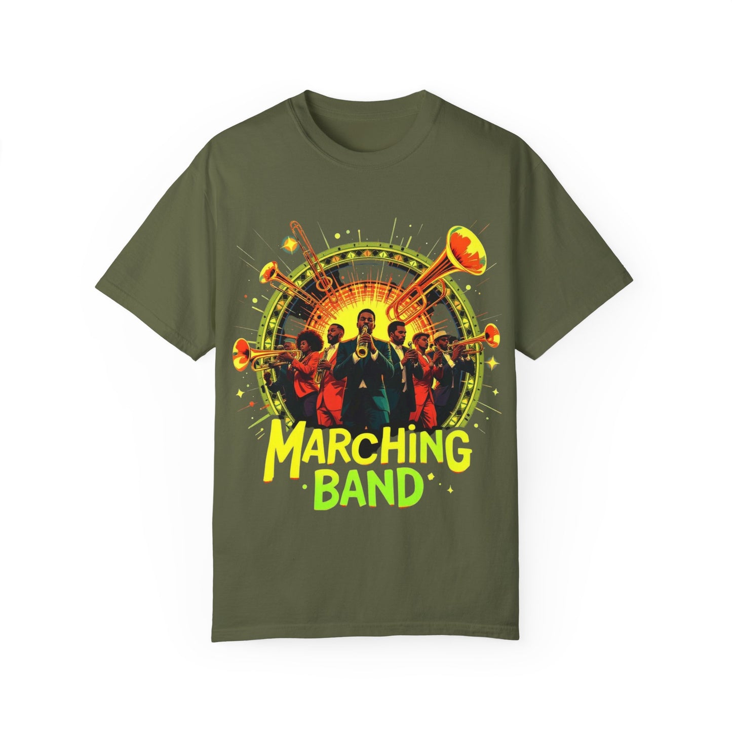 "Marching Band" Unisex Garment Dyed T-Shirt