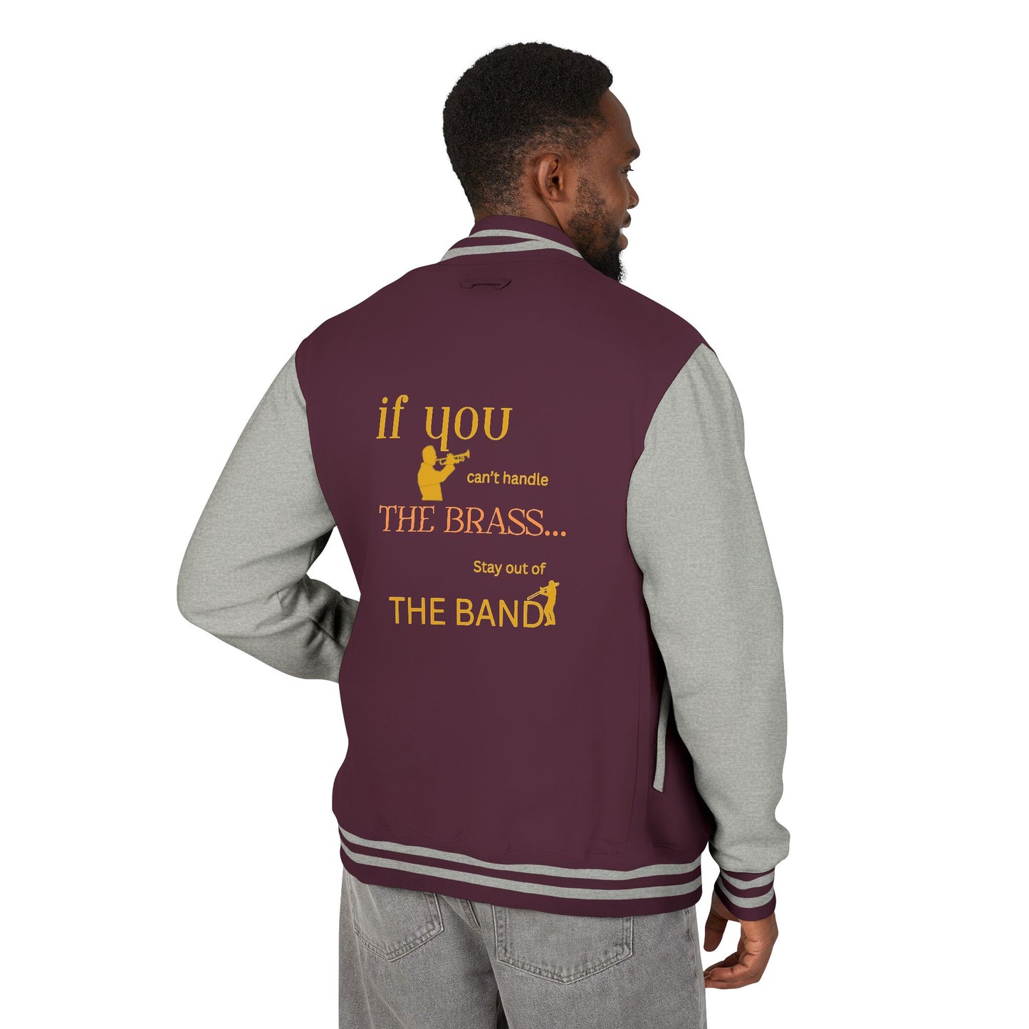 "Trumpet" Unisex Brass Band Letterman Jacket