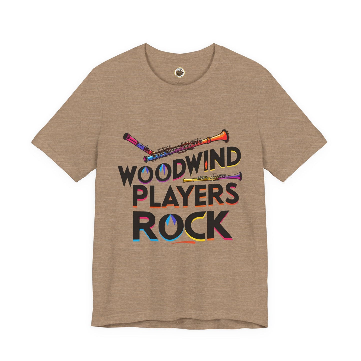 "Woodwind Players Rock" Unisex Short Sleeve T-Shirt