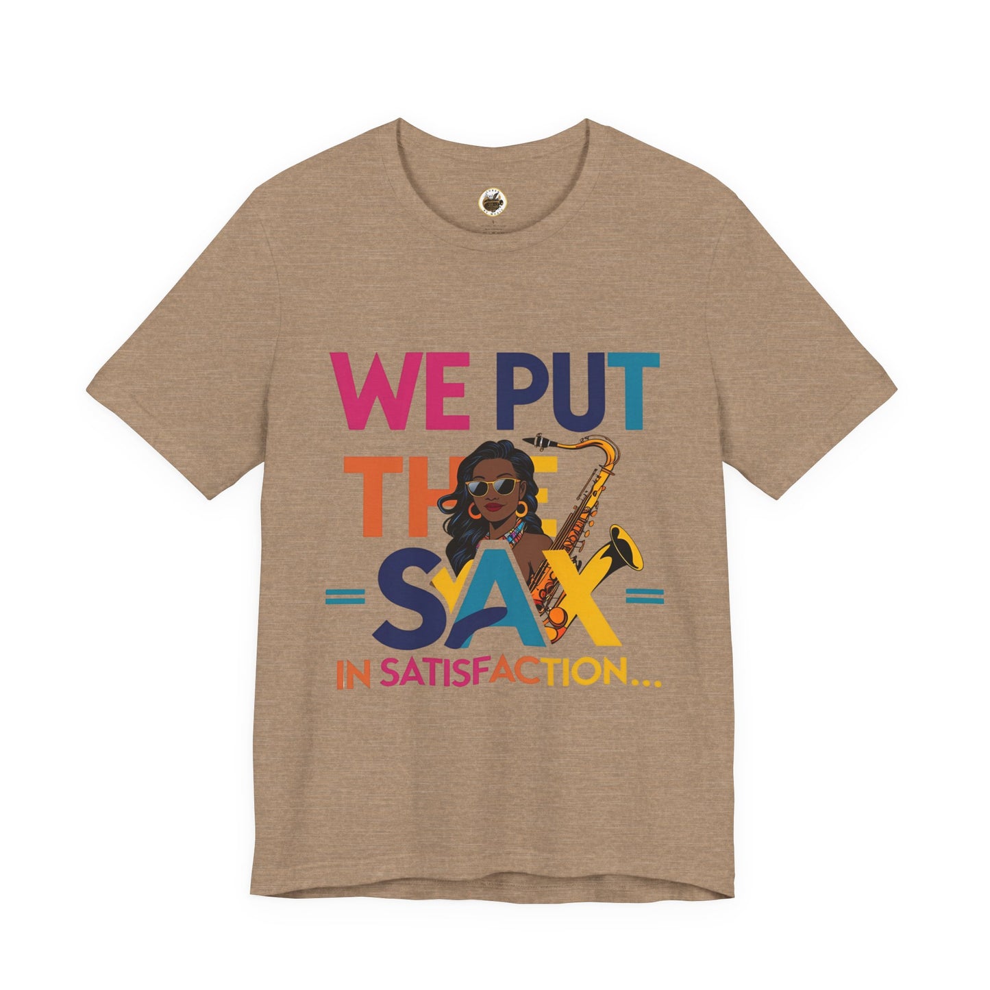 "Sax In Satisfaction" Unisex Graphic T-Shirt