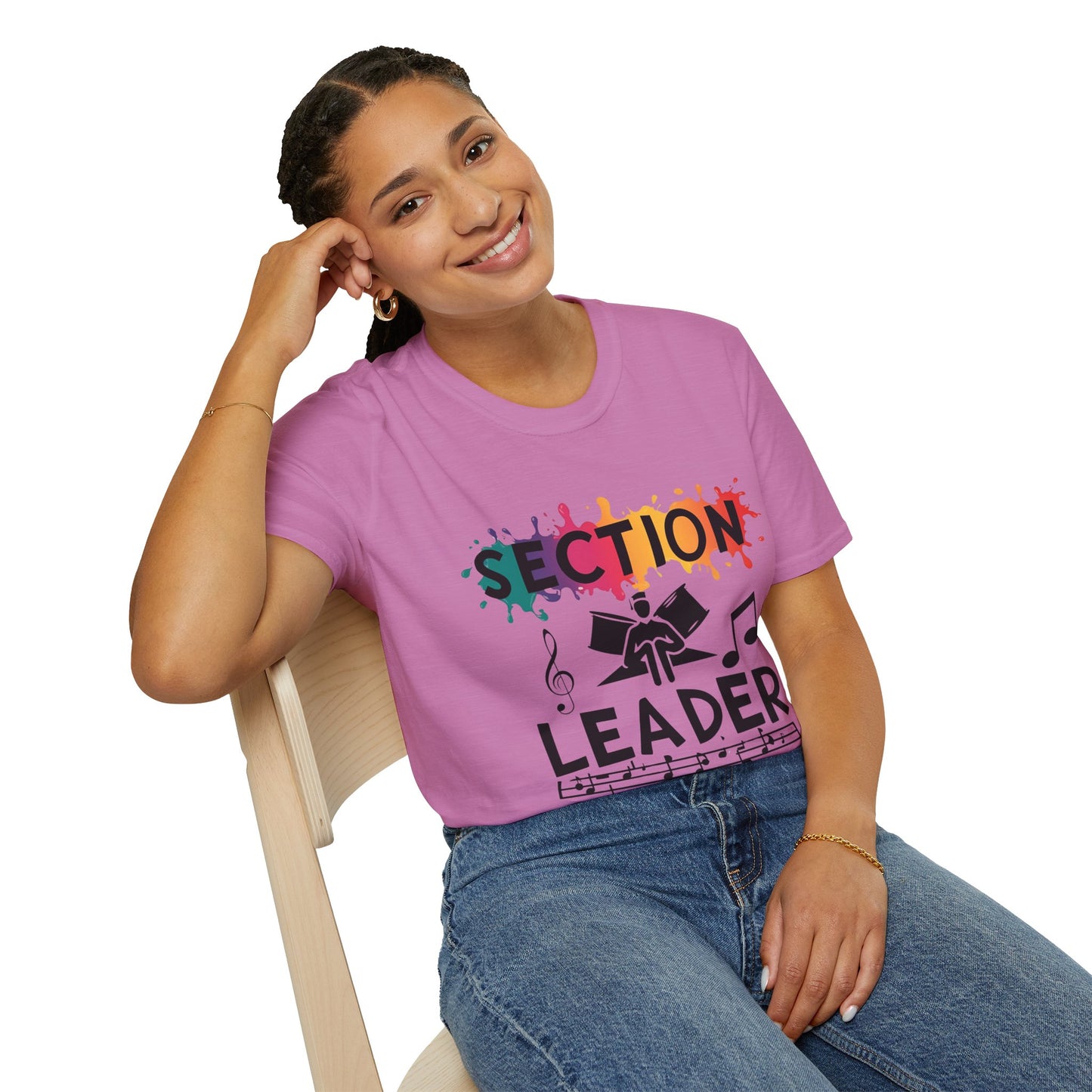 Splash Paint "Section Leader" Unisex Soft-style T-Shirt
