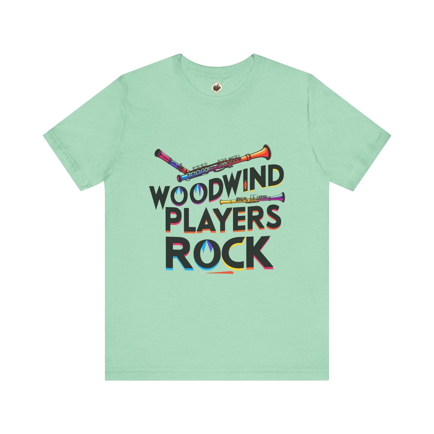 "Woodwind Players Rock" Unisex Short Sleeve T-Shirt