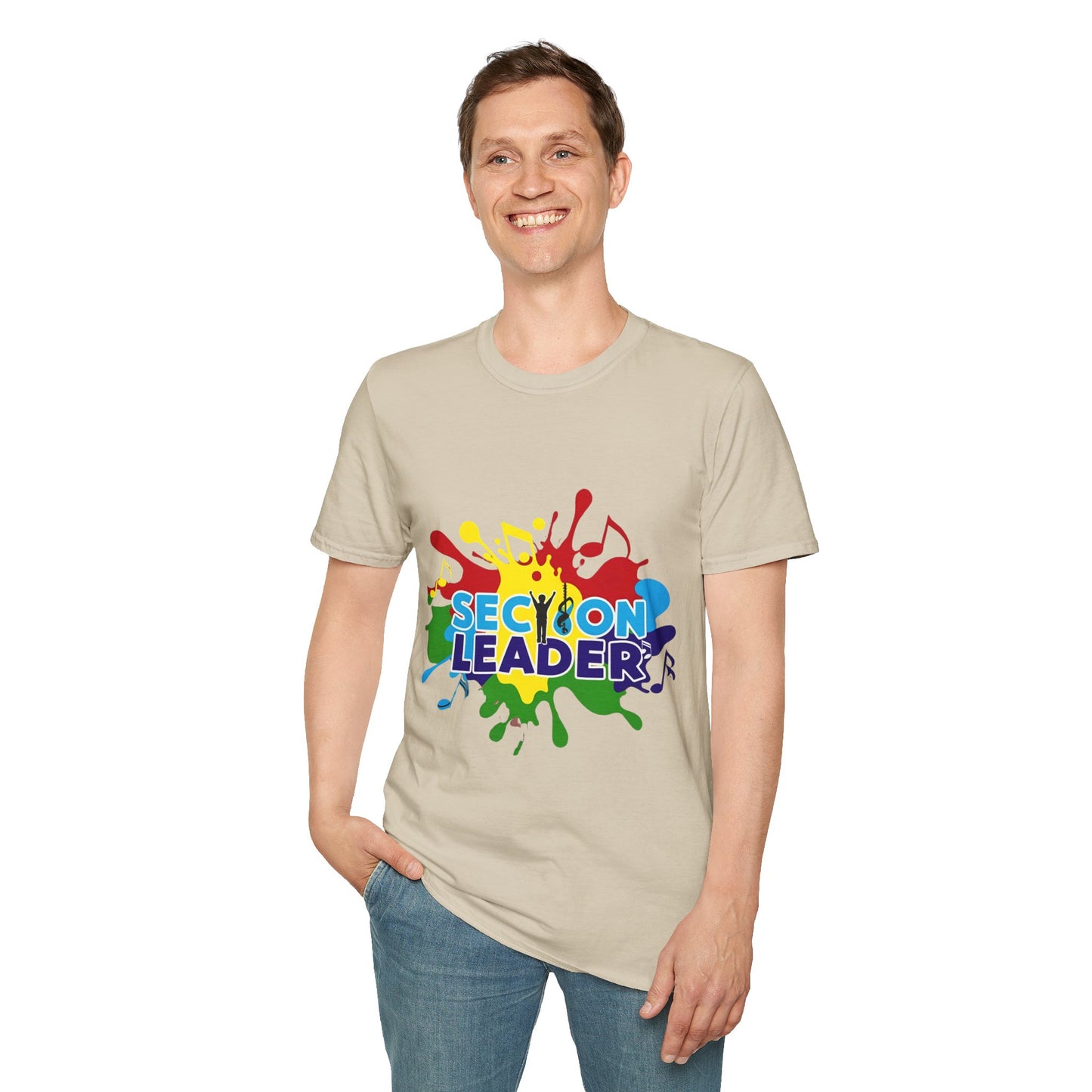 Splash Paint "Section Leader" Unisex Soft-style T-Shirt