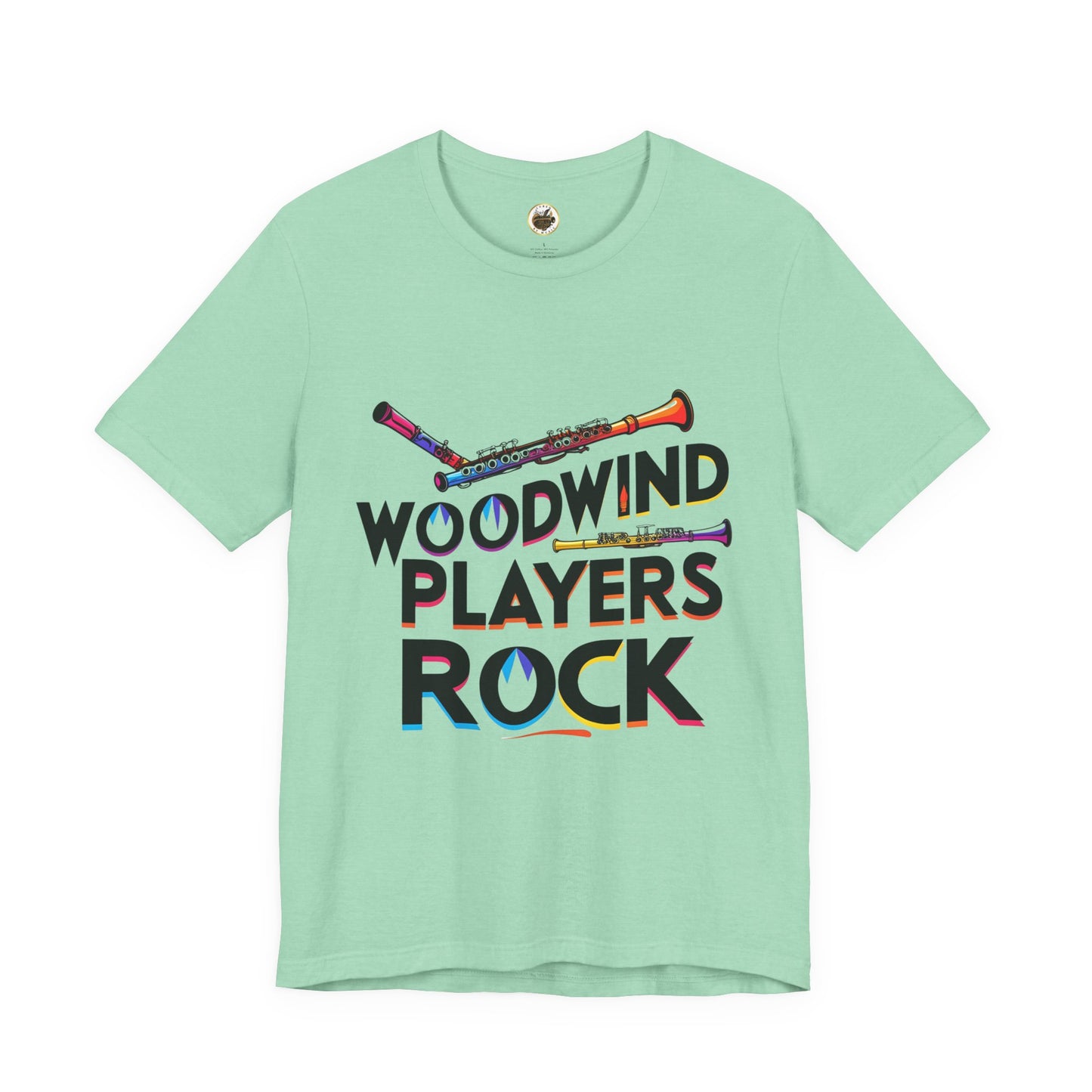 "Woodwind Players Rock" Unisex Short Sleeve T-Shirt