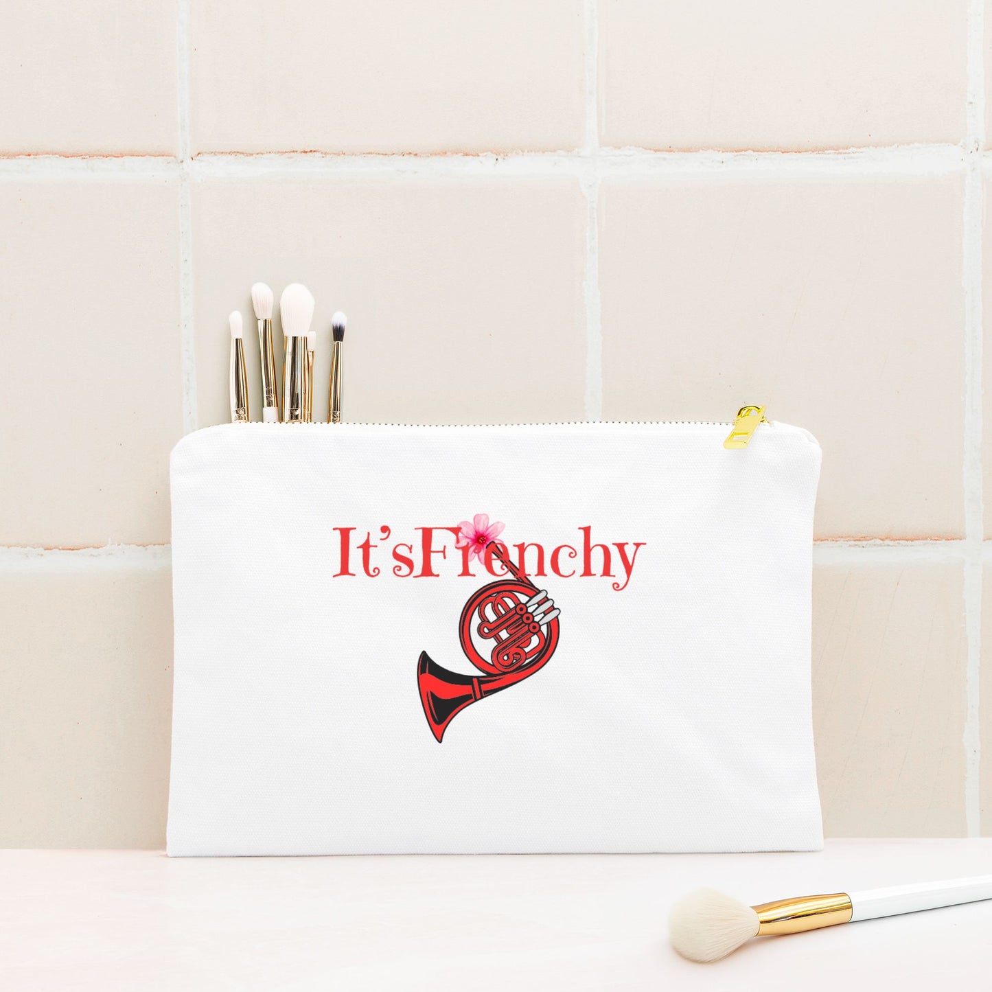 Women's "French Horn" Cosmetic Bag