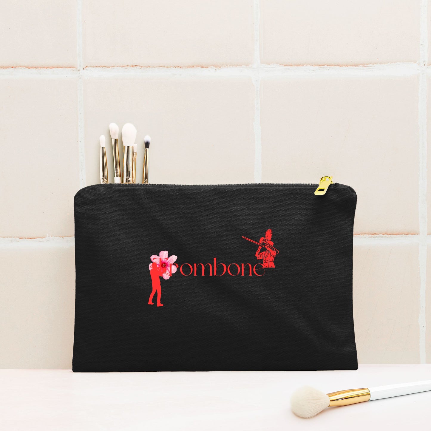 Women's "Trombone" Cosmetic Bag