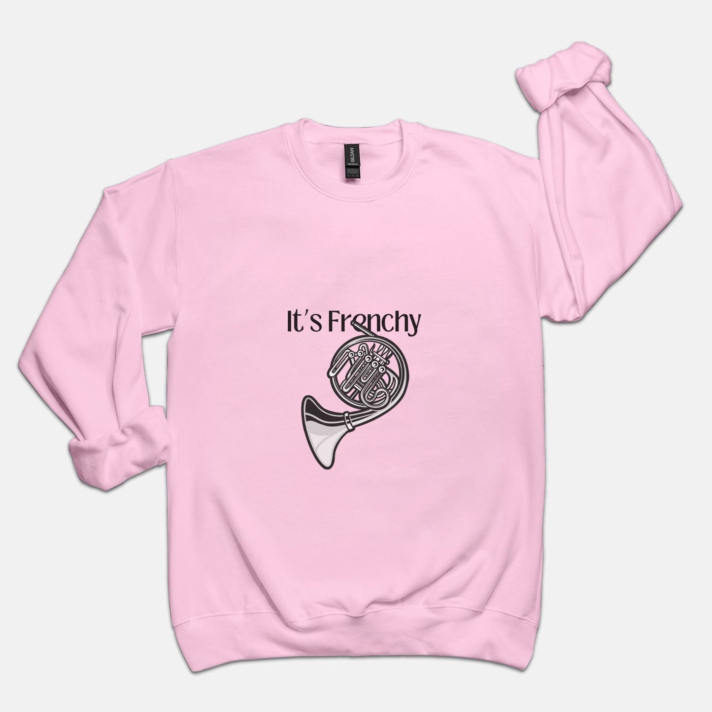 "French Horn" Unisex Crew Neck Sweatshirt