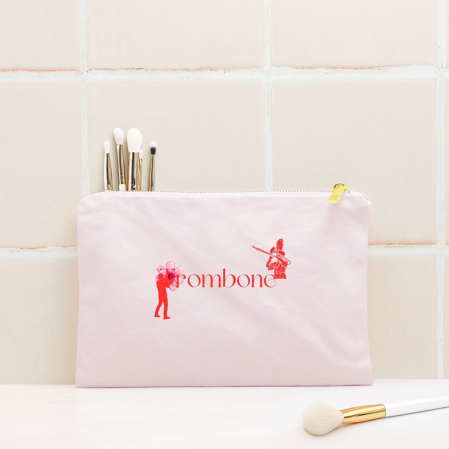 Women's "Trombone" Cosmetic Bag