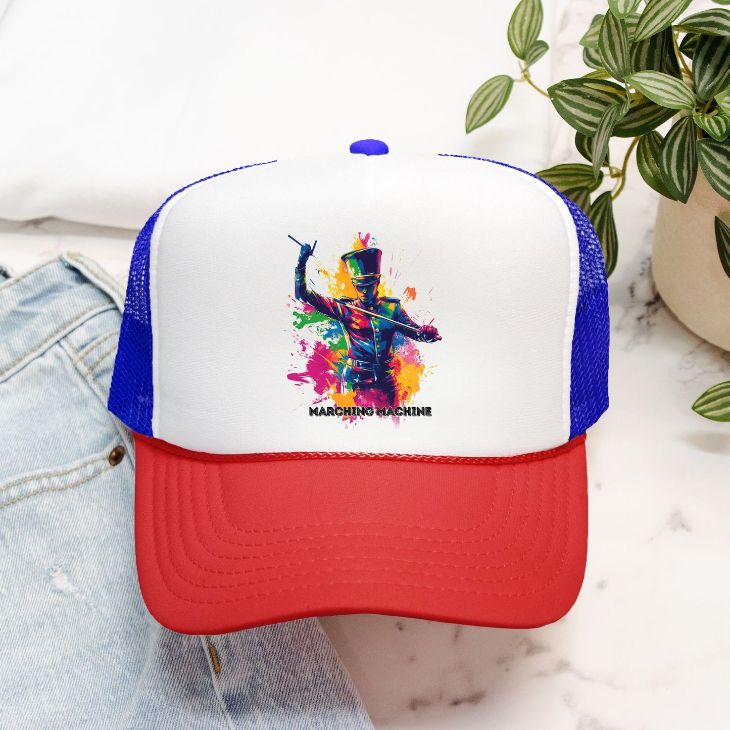"Marching Machine" Foam Trucker Hat