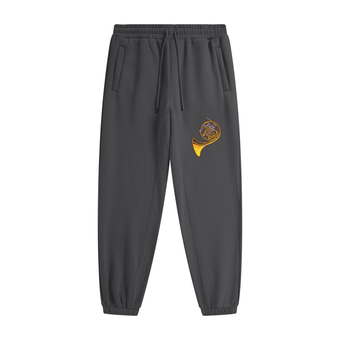 "French Horn" Street-wear Unisex Fleece Joggers