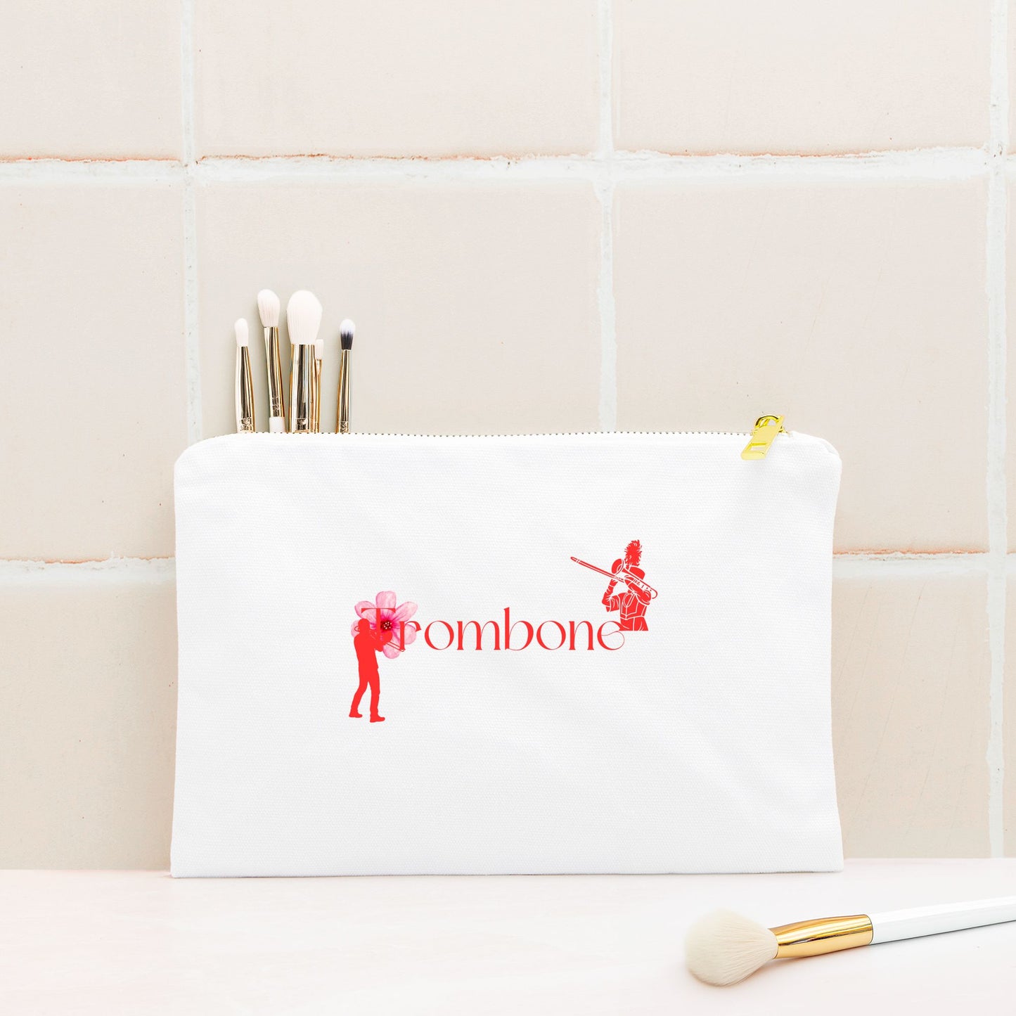 Women's "Trombone" Cosmetic Bag