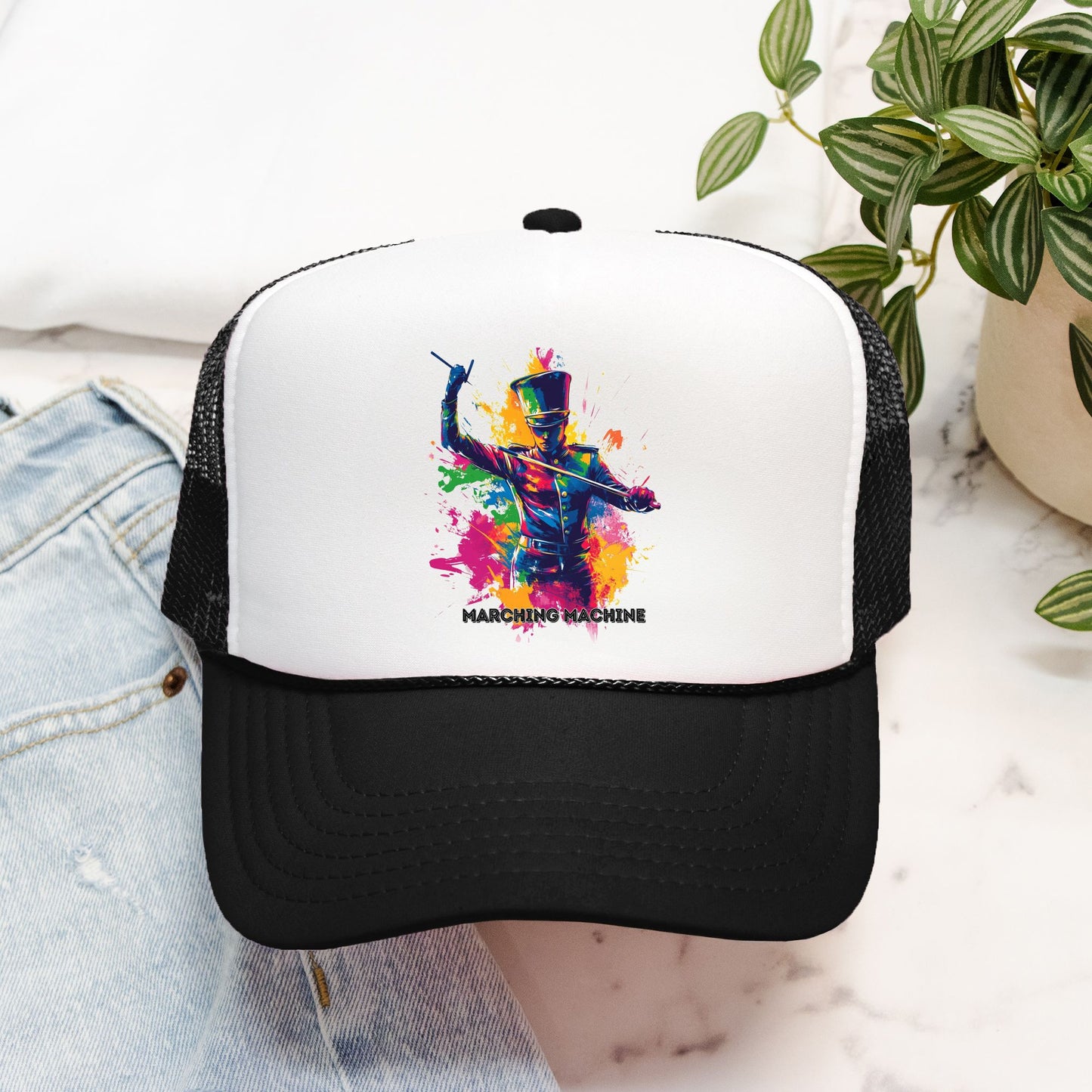 "Marching Machine" Foam Trucker Hat