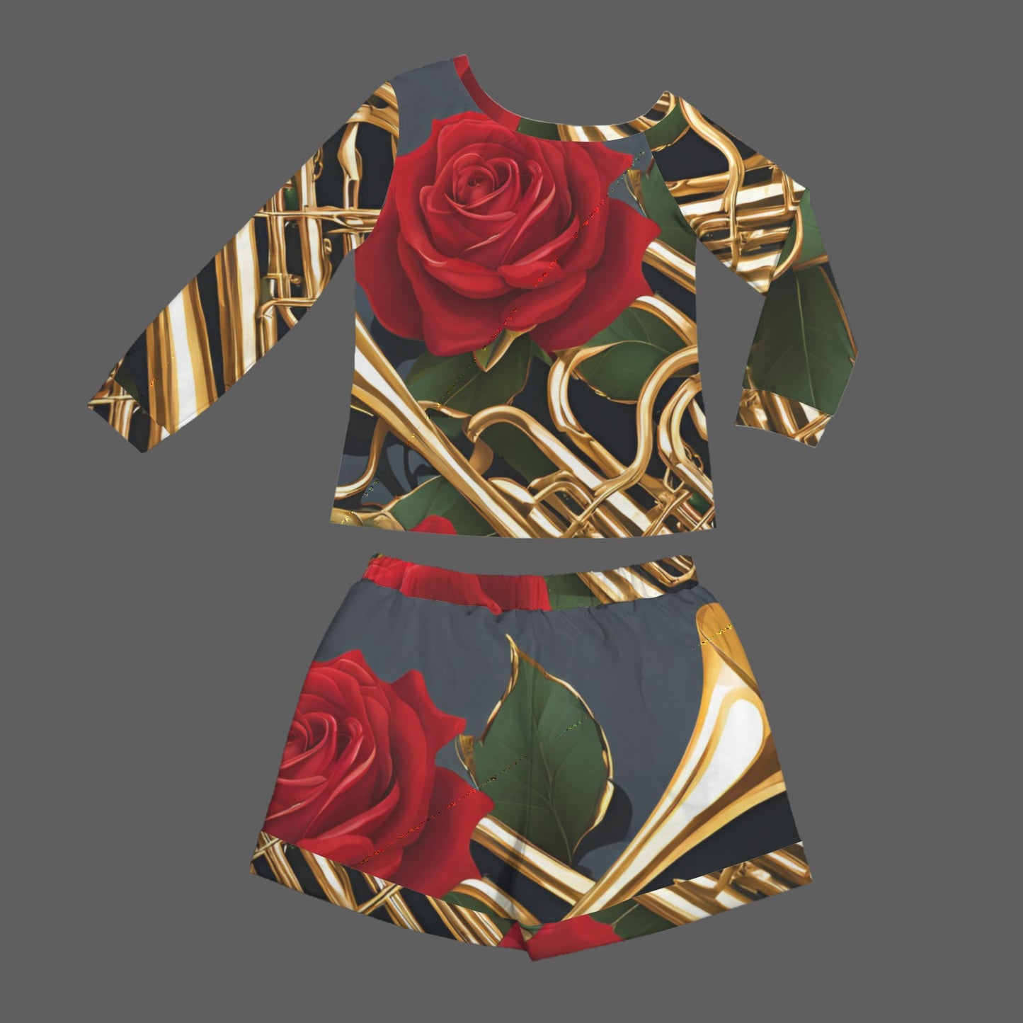 roses and trumpet