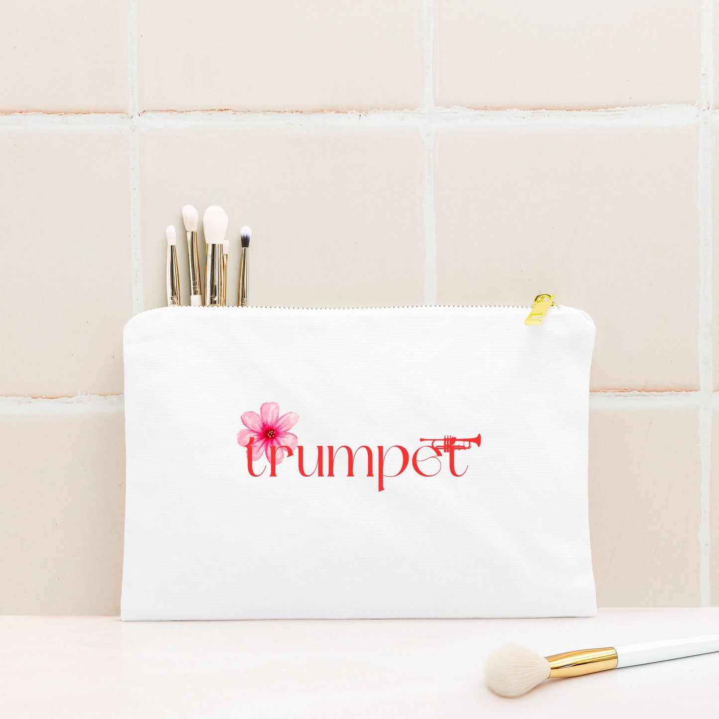 Women's "Trumpet" Cosmetic Bag