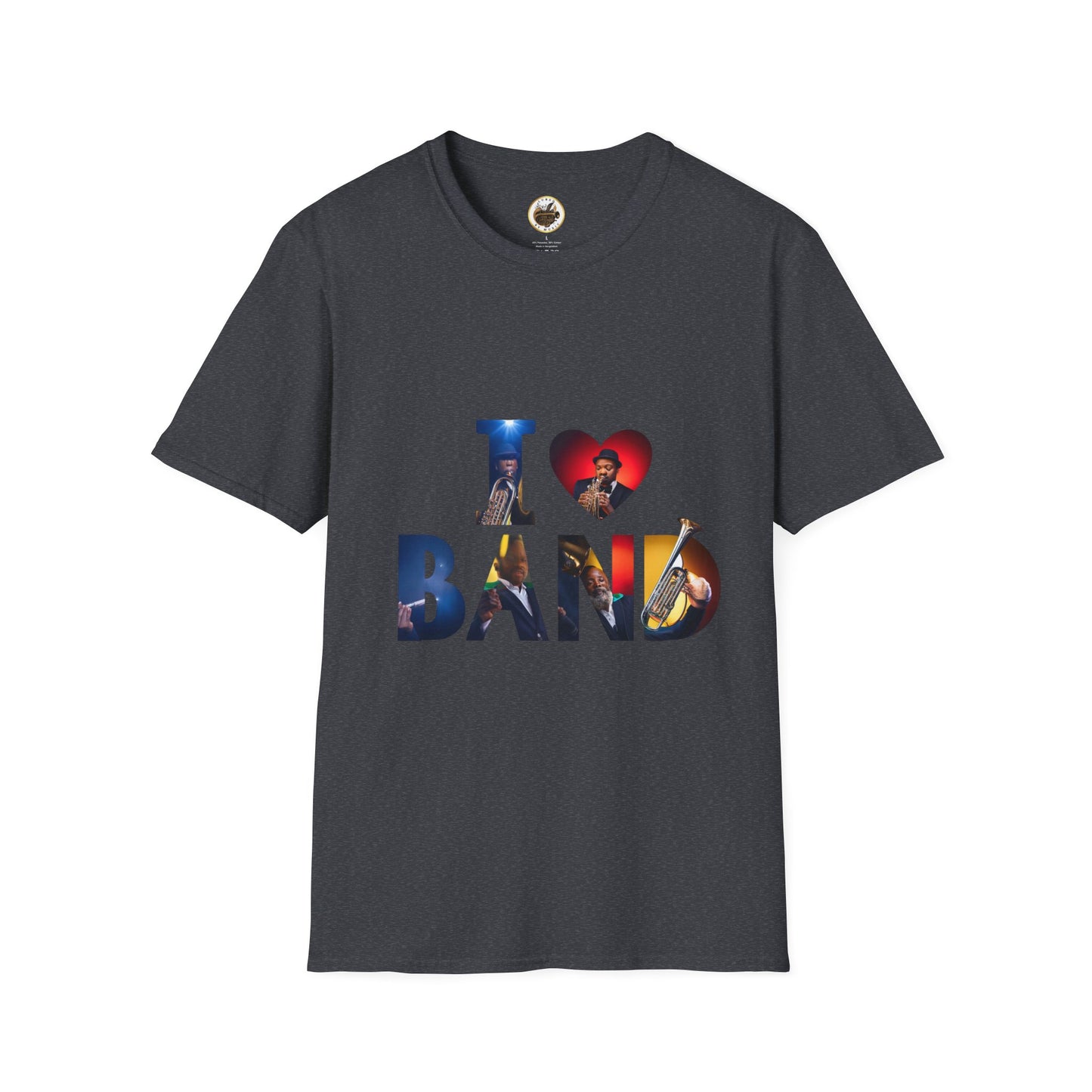I Love Band Unisex Softstyle T-Shirt