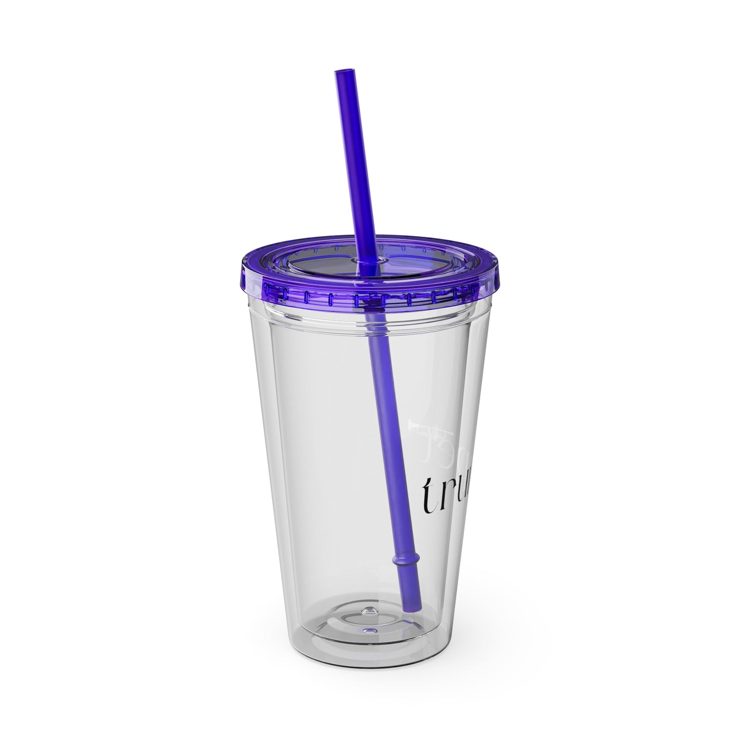 Sun-splash Tumbler with Straw, 16 oz.