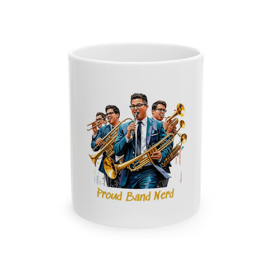 "Band Nerd" Ceramic Mug, (11oz, 15oz)