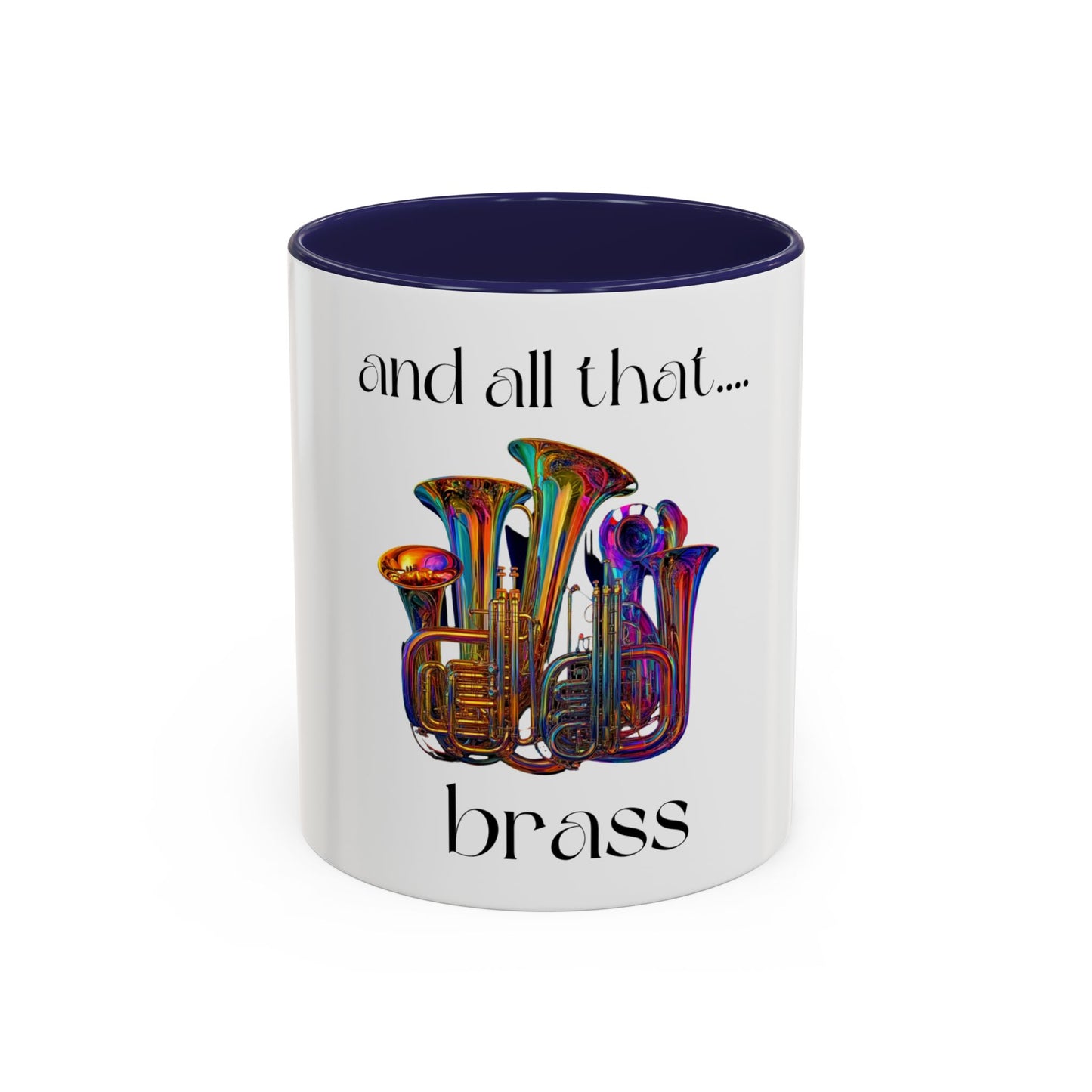 "All That Brass" Accent Coffee Mug (11, 15oz)