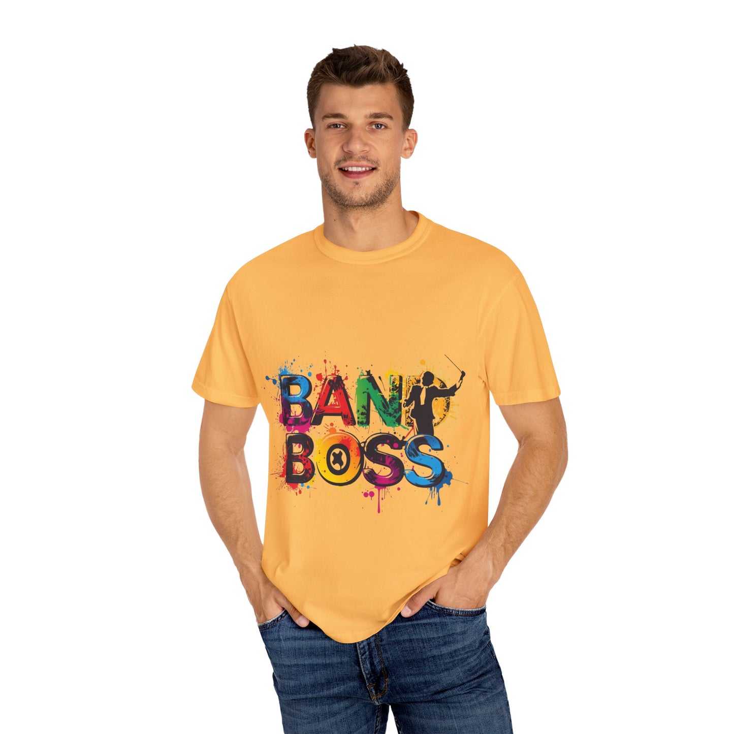 "Band Boss" Unisex  Garment Dyed T-Shirt