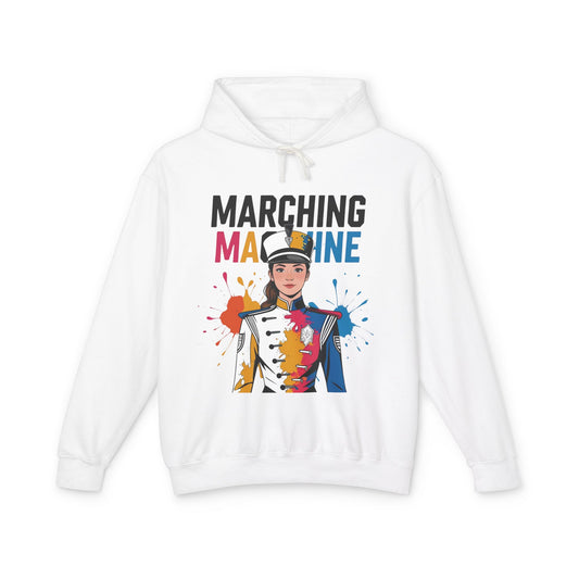 "Marching Machine"  Unisex Lightweight Hoodie